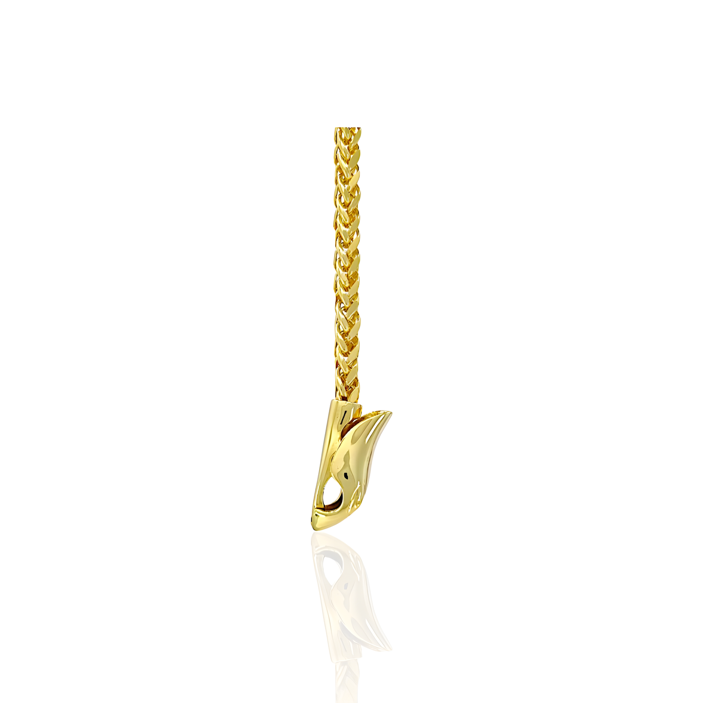 14K Gold Snake Necklace
