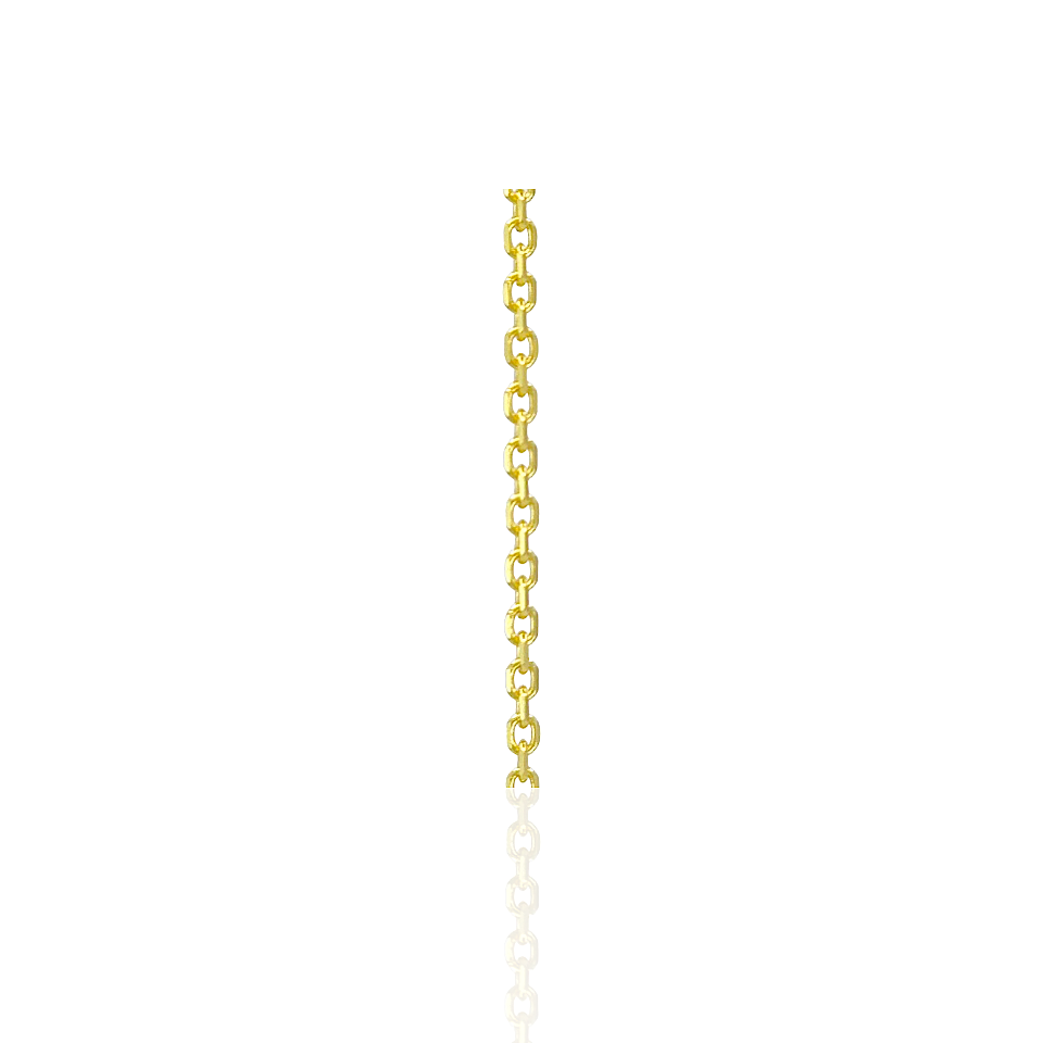 14K Gold Diamond Cut Chain