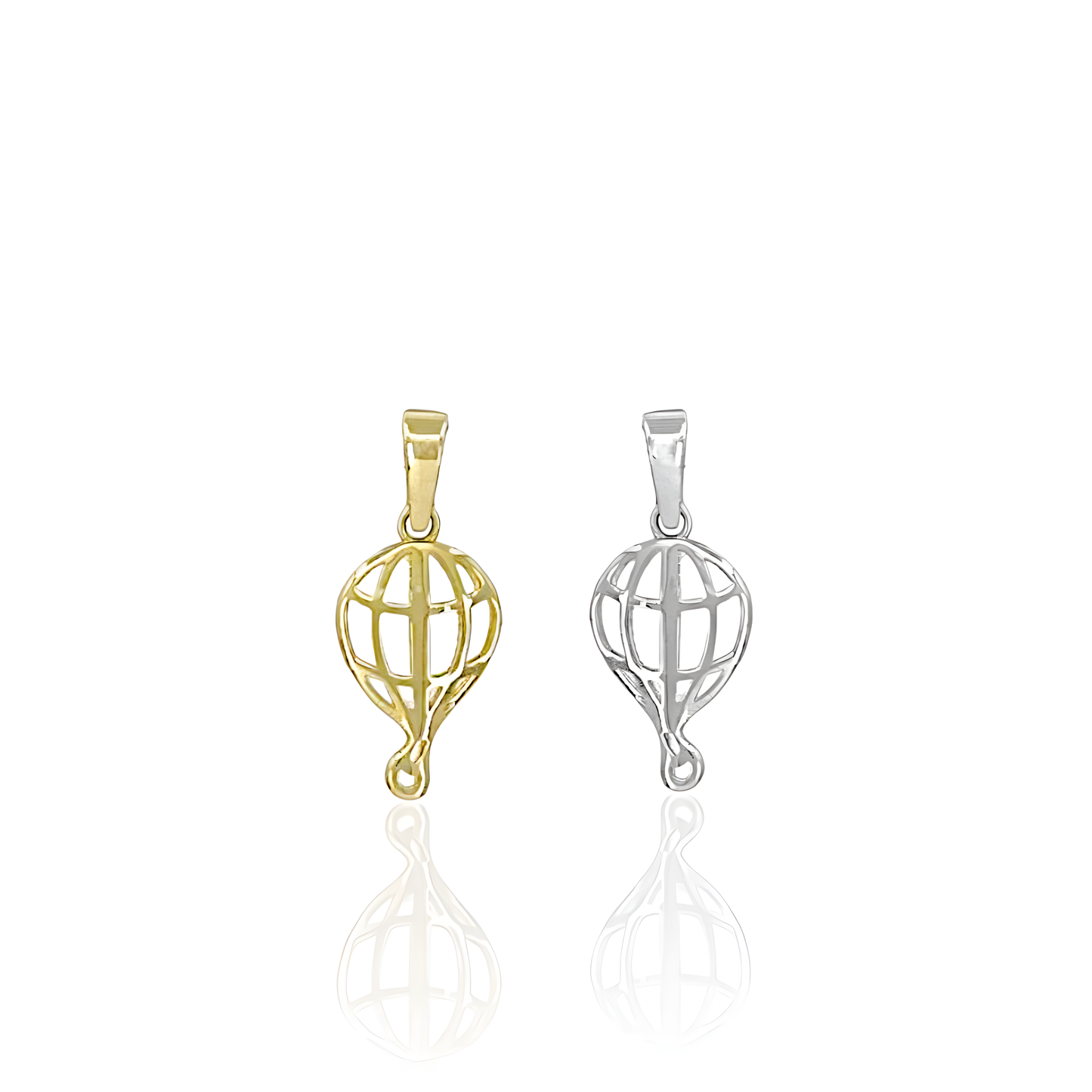 14K Gold Balloon Pendant