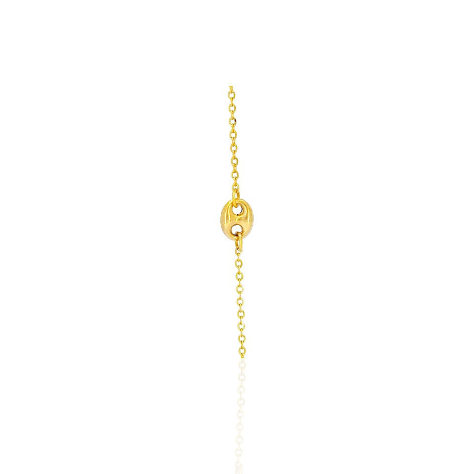 14K Gold Jared Paper Clip Bracelet