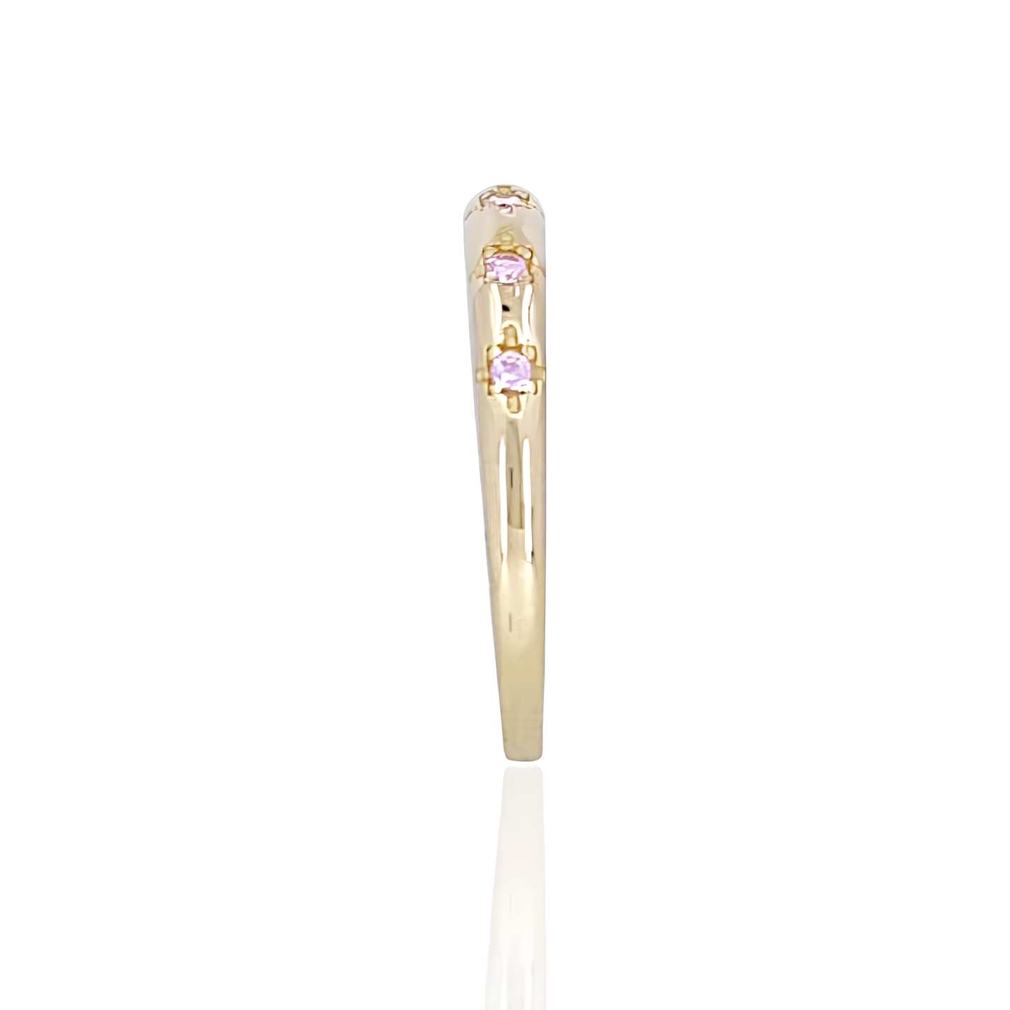 14K Gold Ring with Stones