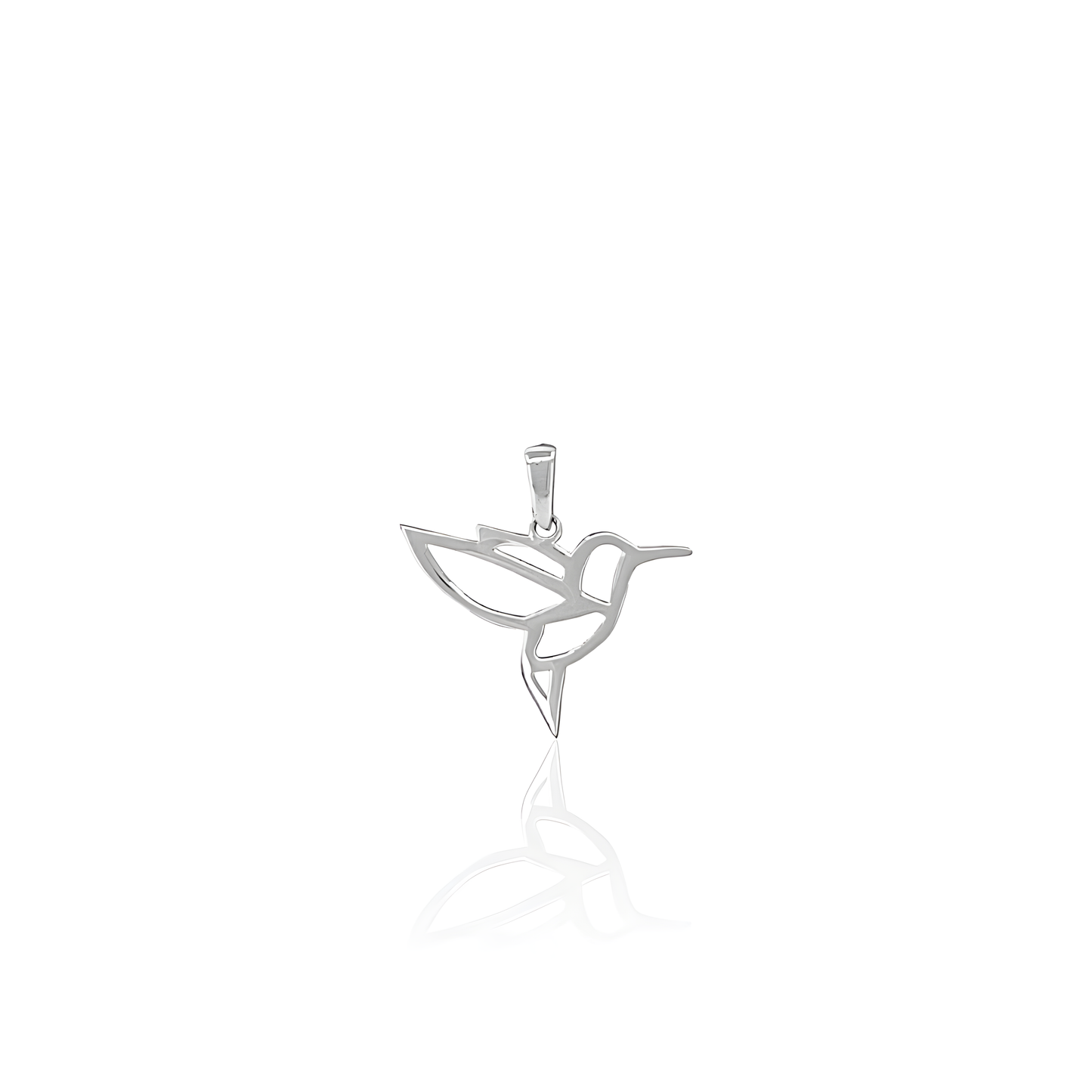 14K Gold Colibri Charm Pendant