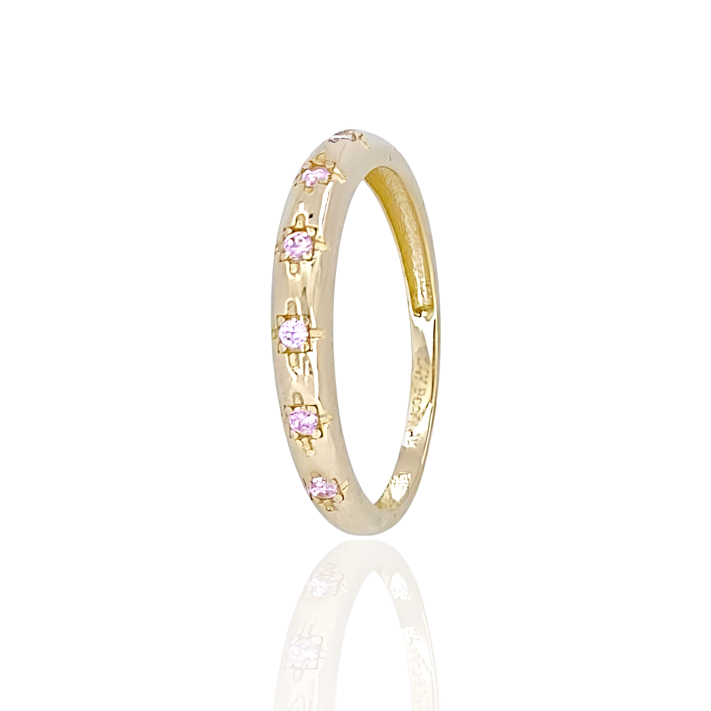 14K Gold Ring with Stones