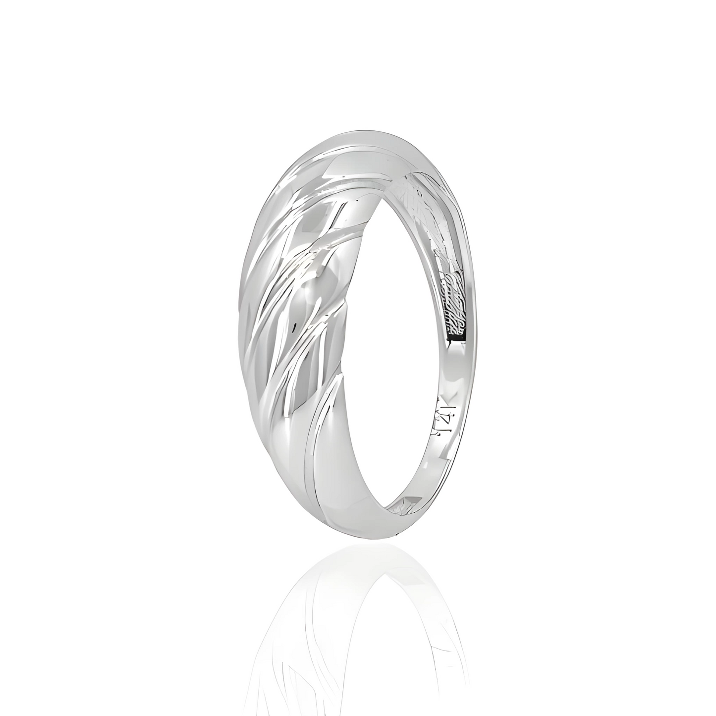 14K Gold Shell Ring