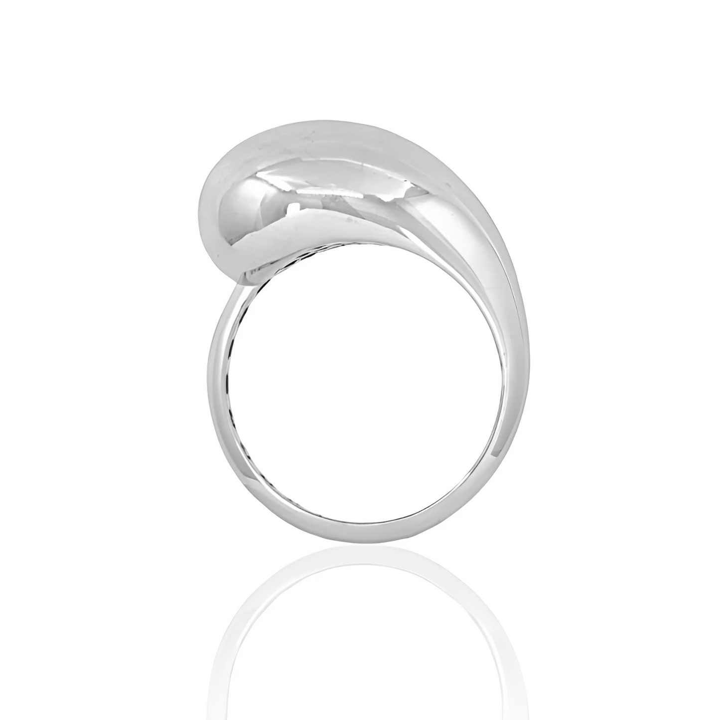 14K Gold Teardrop Ring