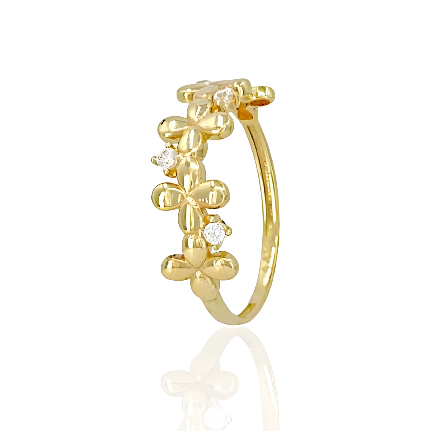 14K Gold Wreath Ring
