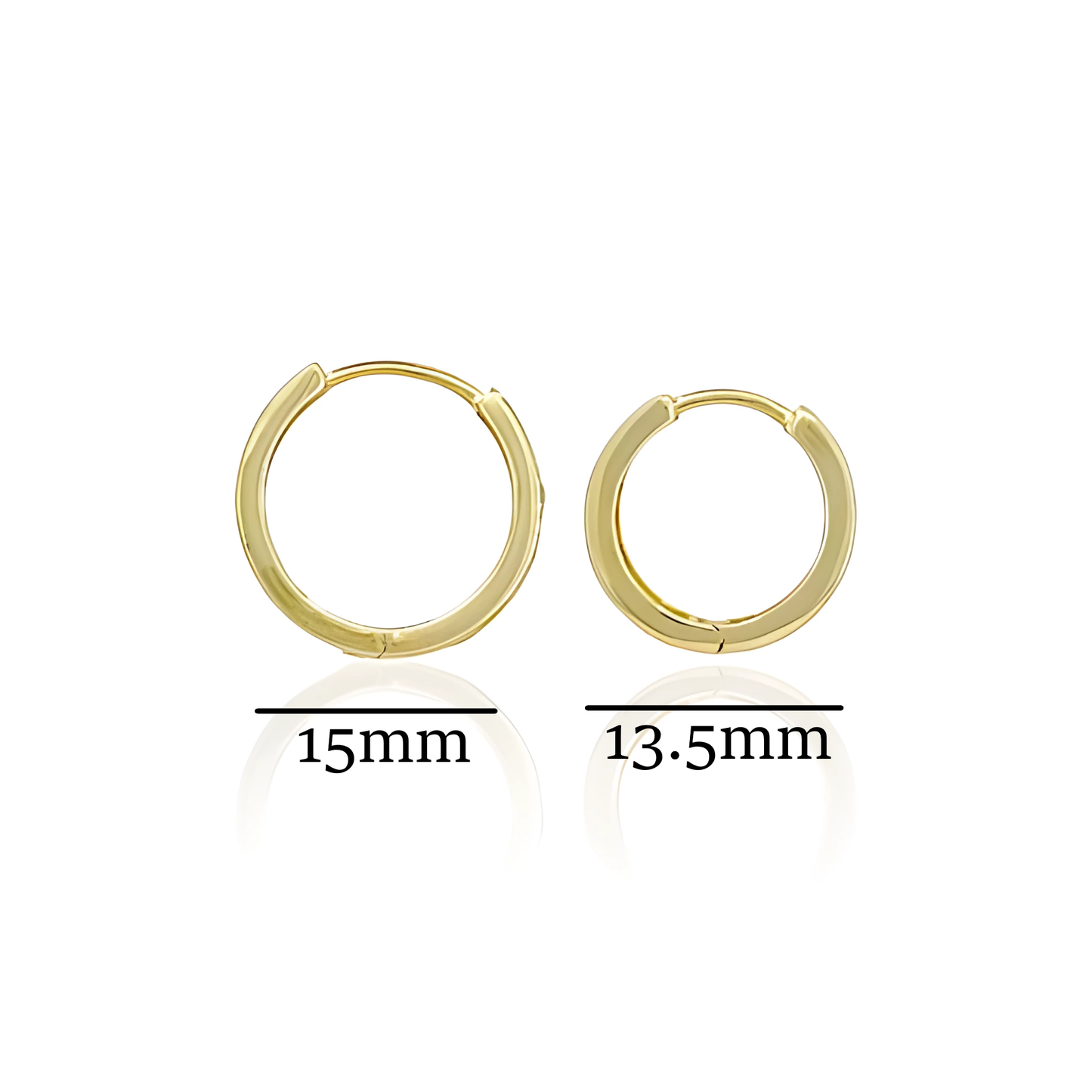 14K Gold Hoop Earrings