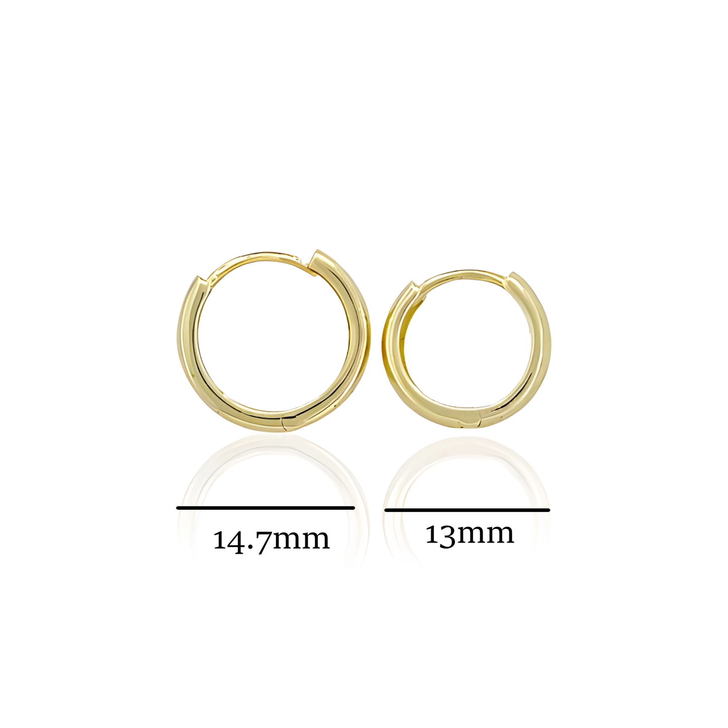 14K Gold Hoop Earrings
