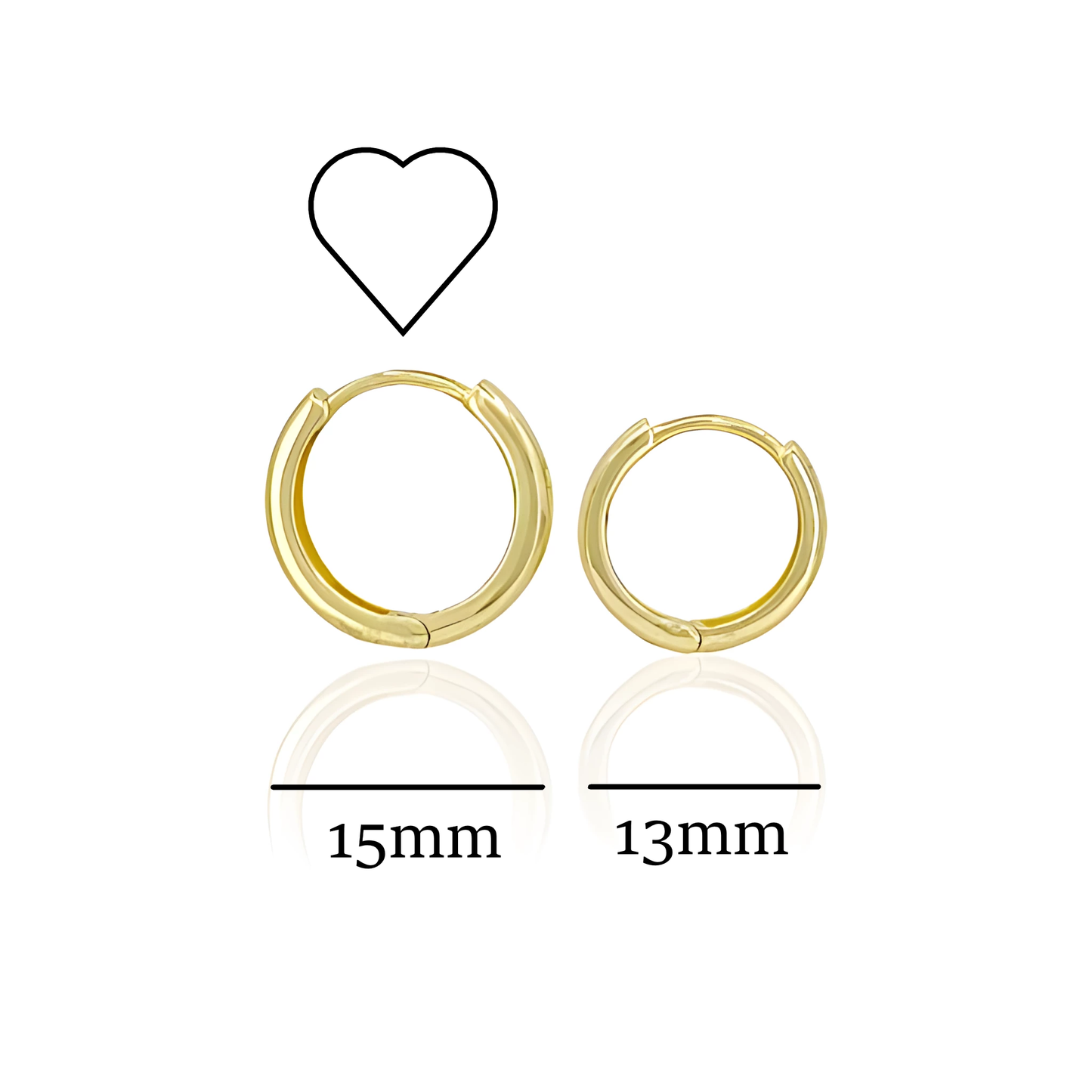 14K Gold Hoop Earrings