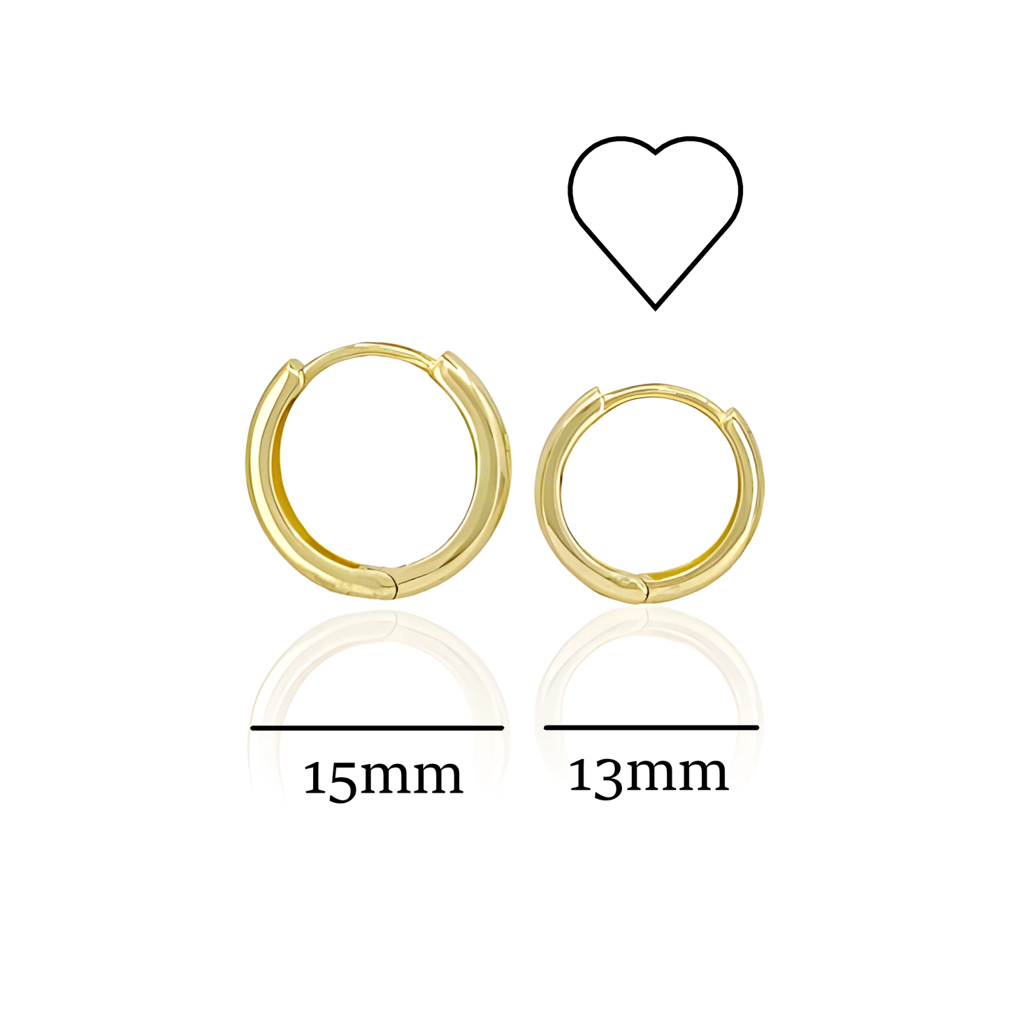 14K Gold Hoop Earrings