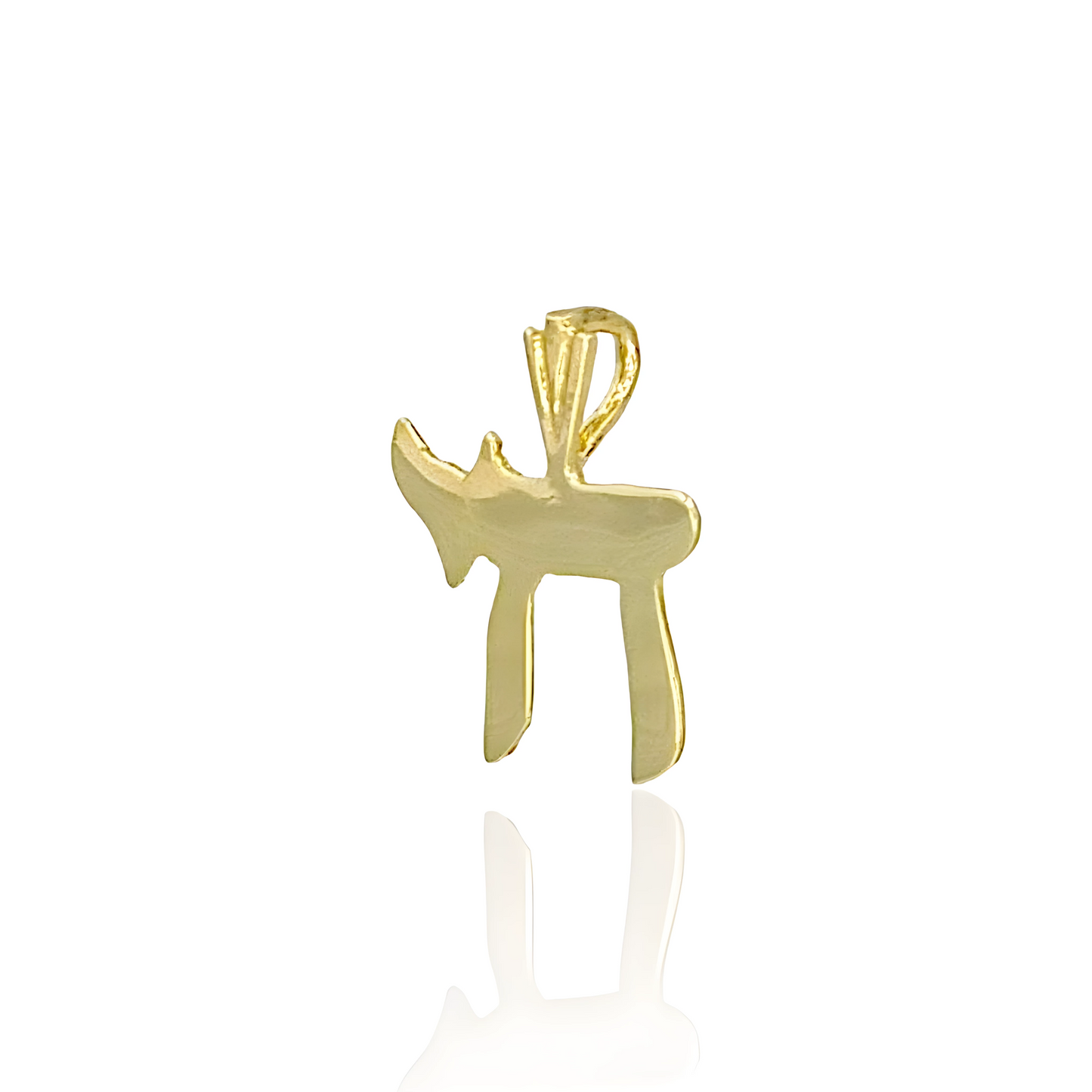 14K Gold Chai Pendant