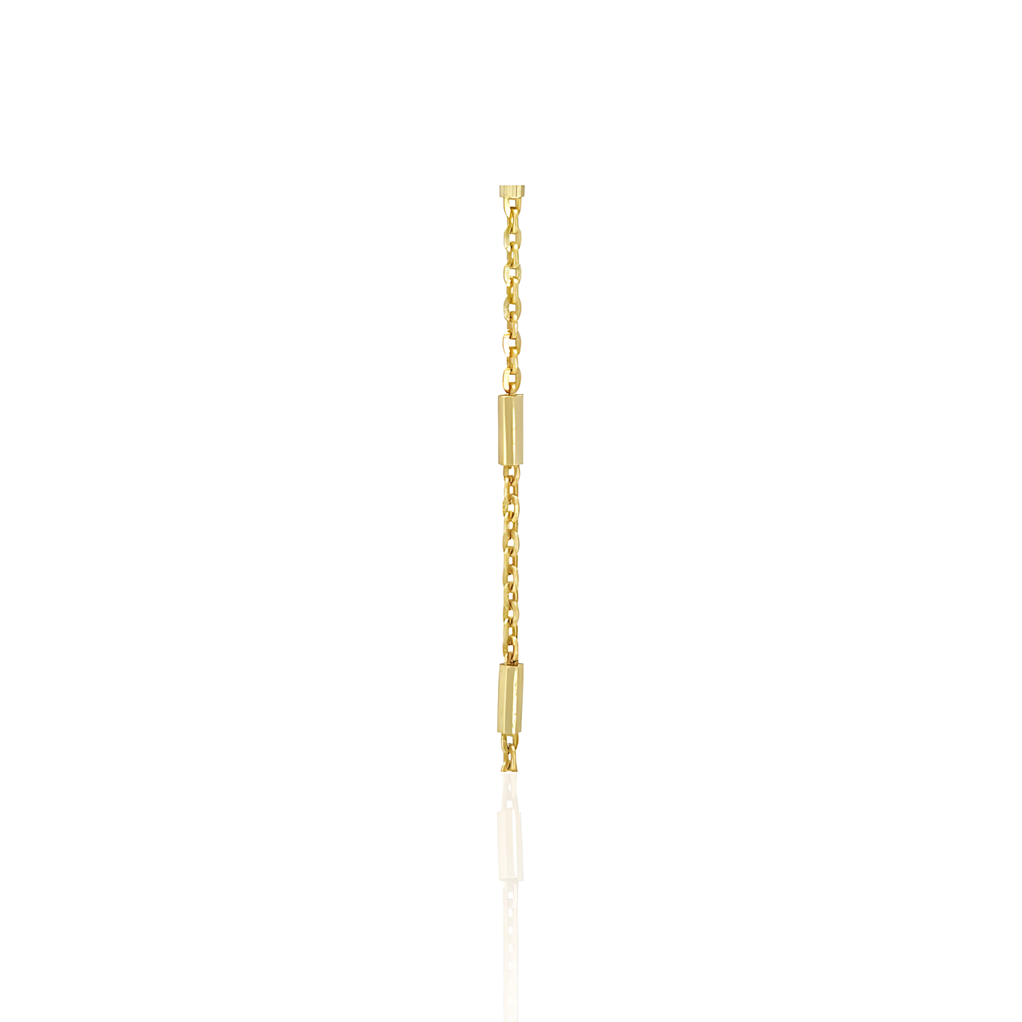 14K Gold Link Bar Chain