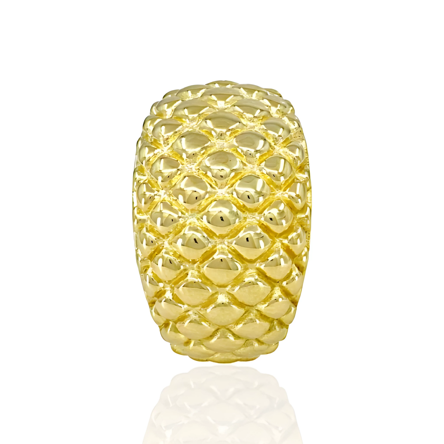 14K Gold Pineapple Ring