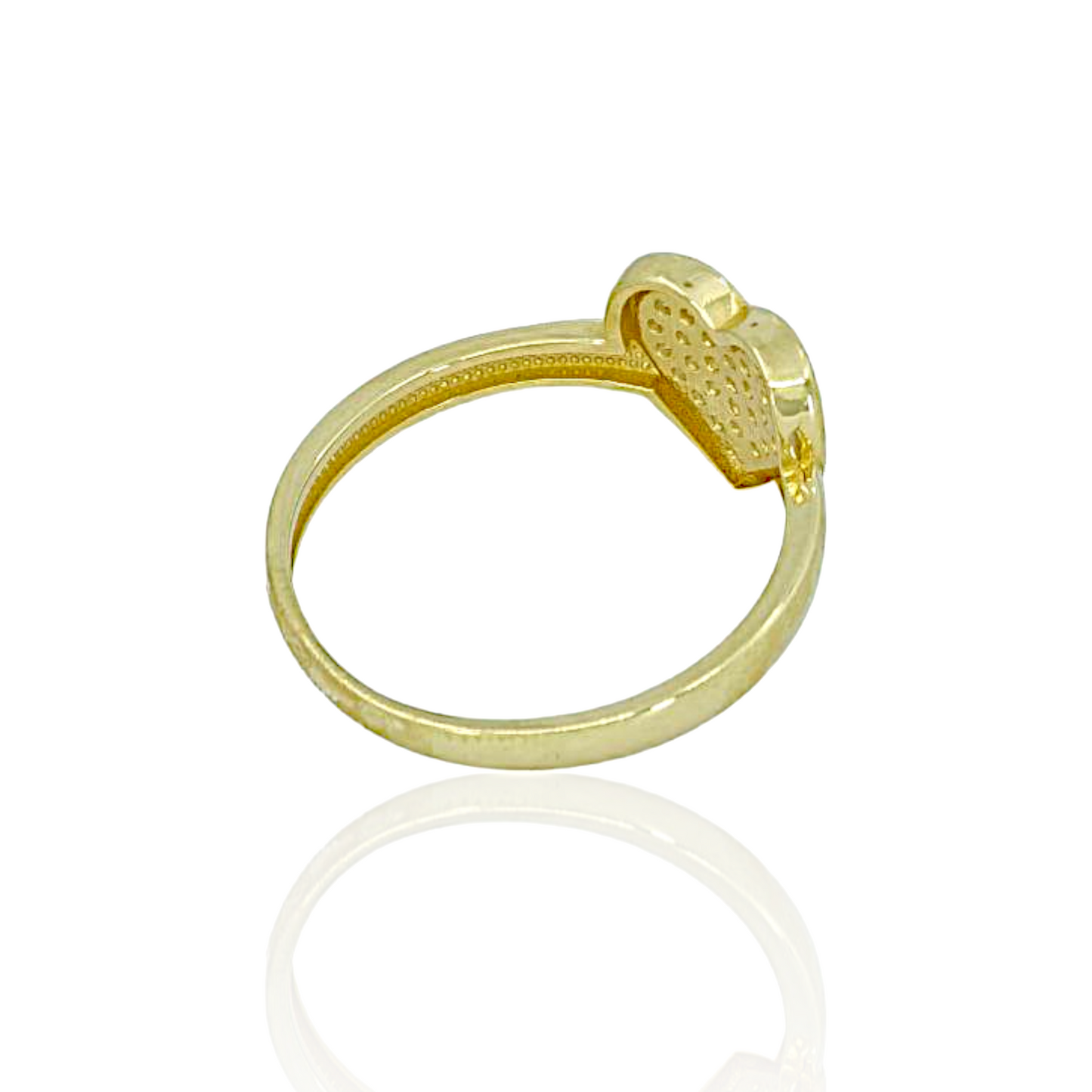 14K Gold Heart Ring