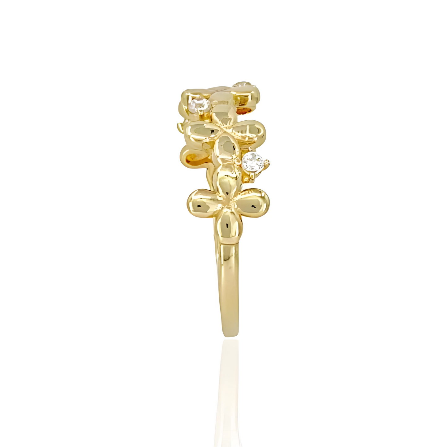 14K Gold Wreath Ring