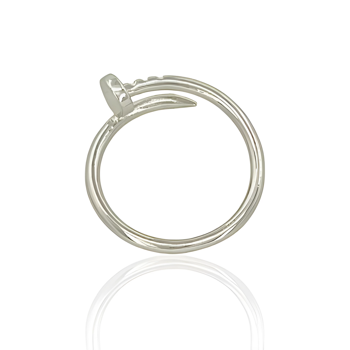 14K Gold Nail Ring
