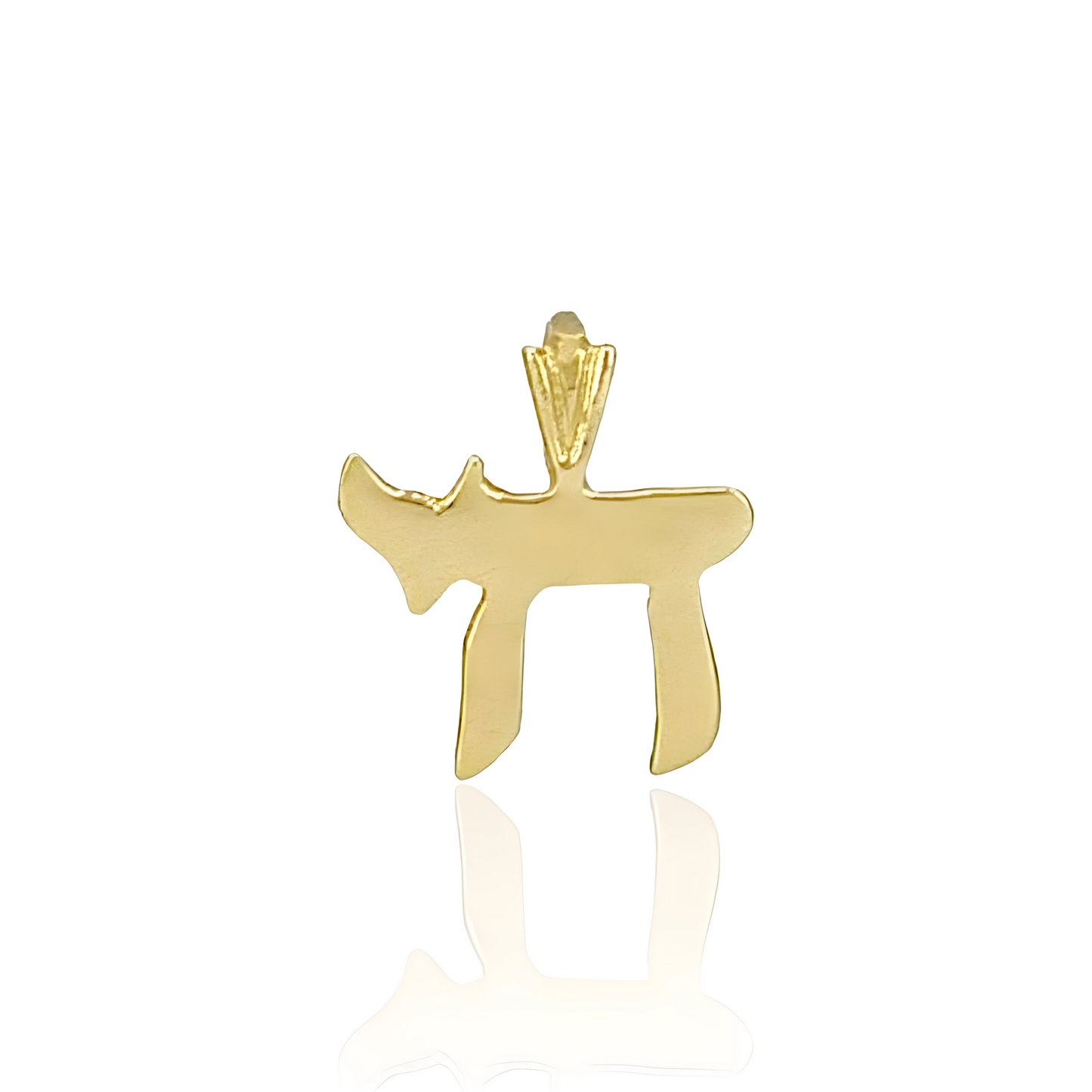 14K Gold Chai Pendant