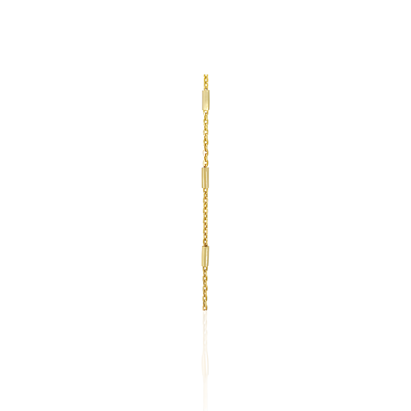 14K Gold Link Bar Chain