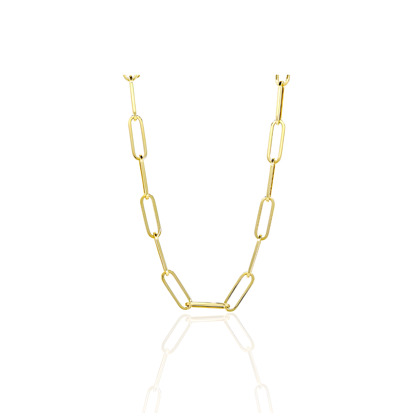 18K Paper Clip Chain