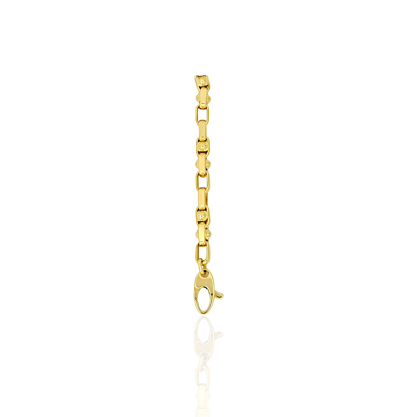 14K Gold M Bracelet