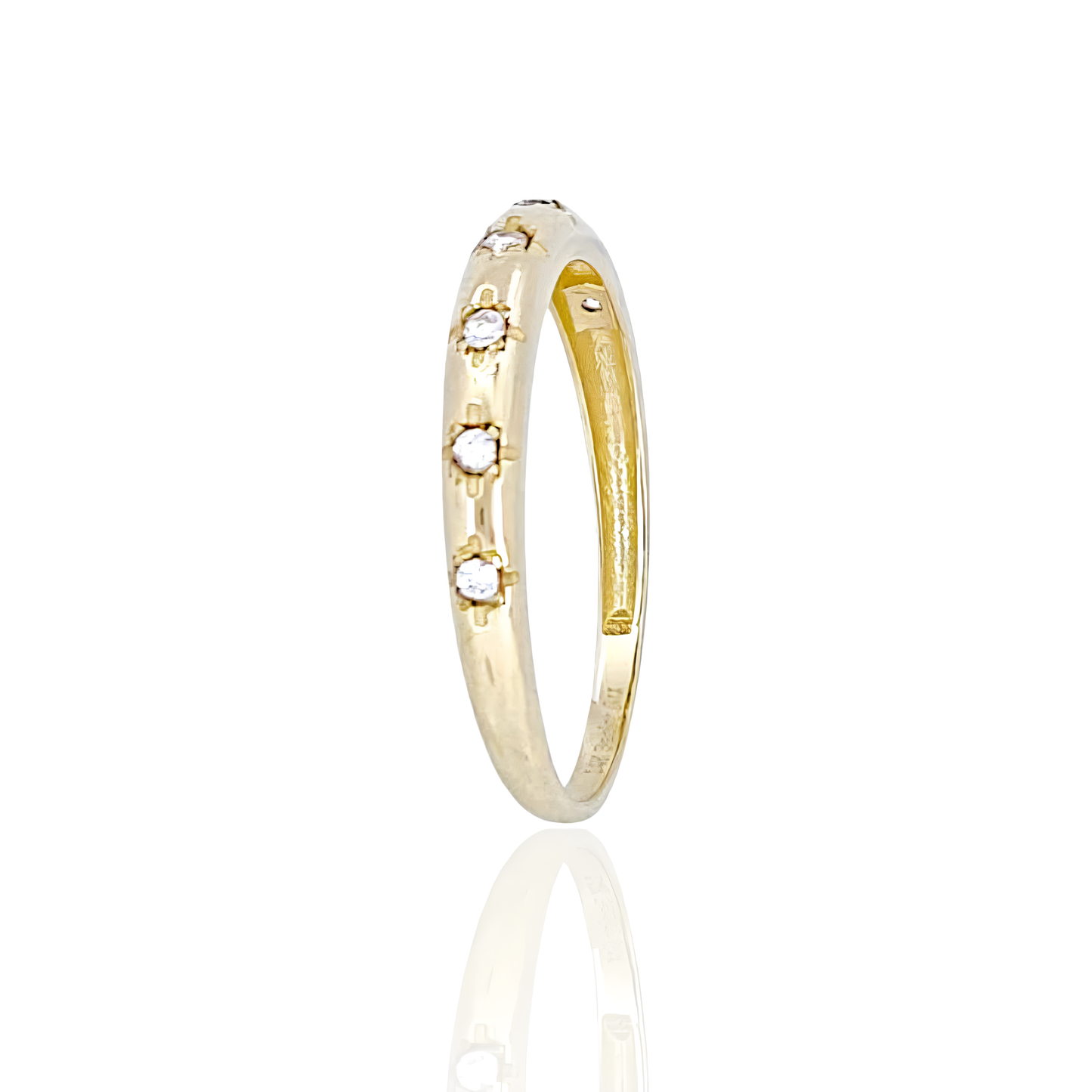 14K Gold Ring with Stones