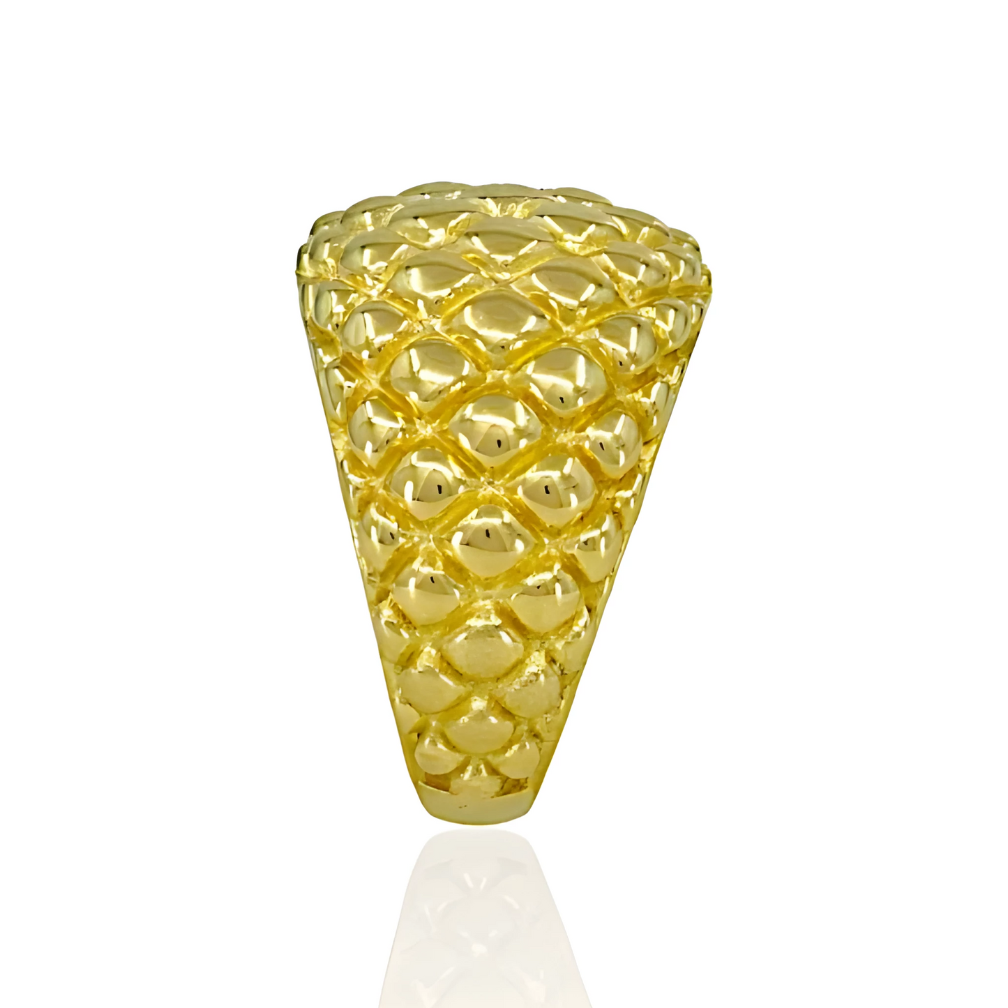 14K Gold Pineapple Ring