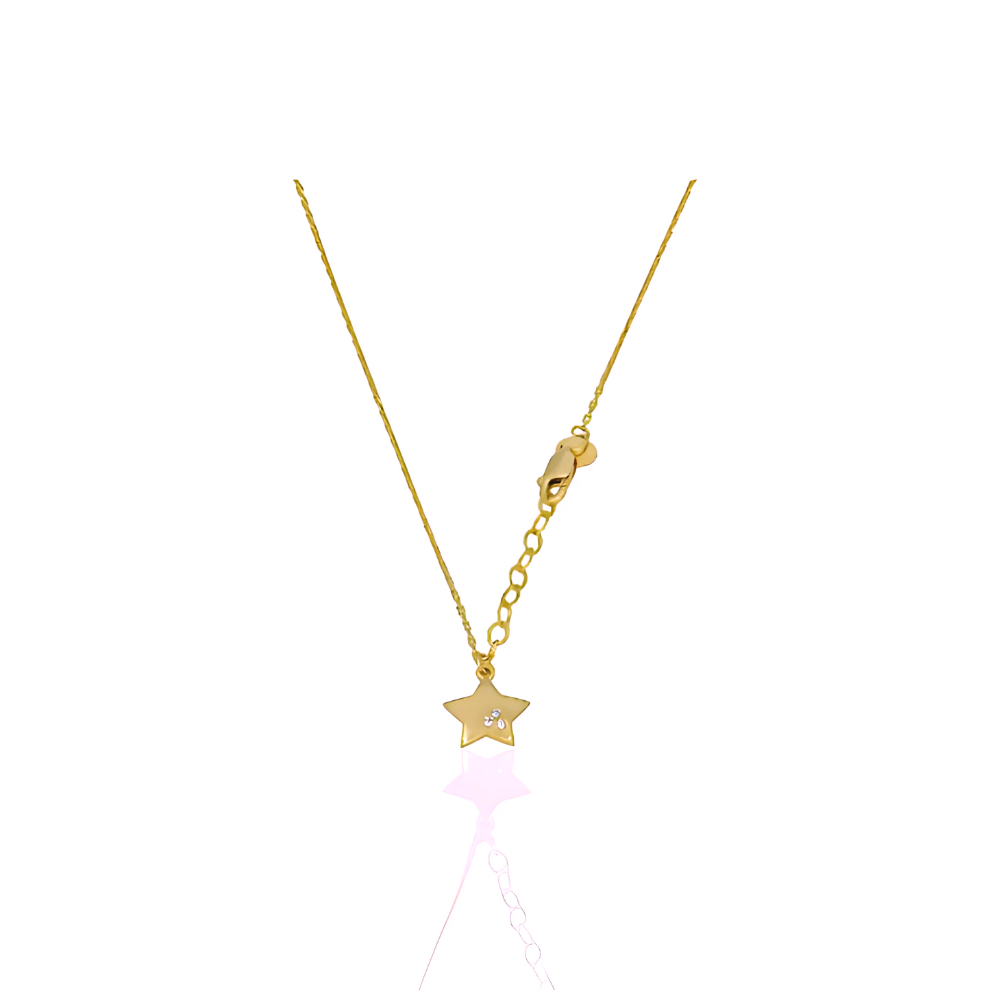 Perfect 14K Gold Heart Necklace with Natural Diamonds