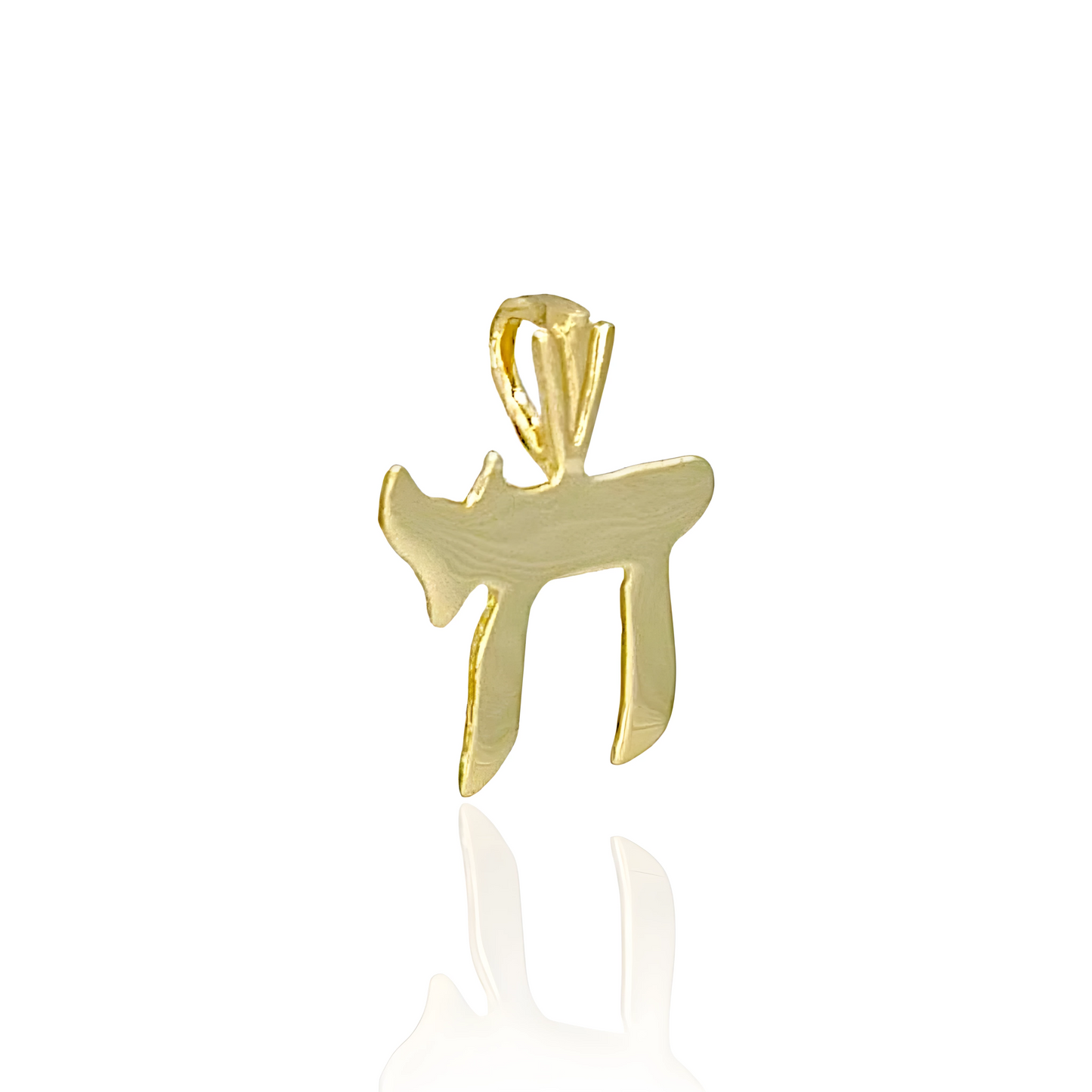 14K Gold Chai Pendant