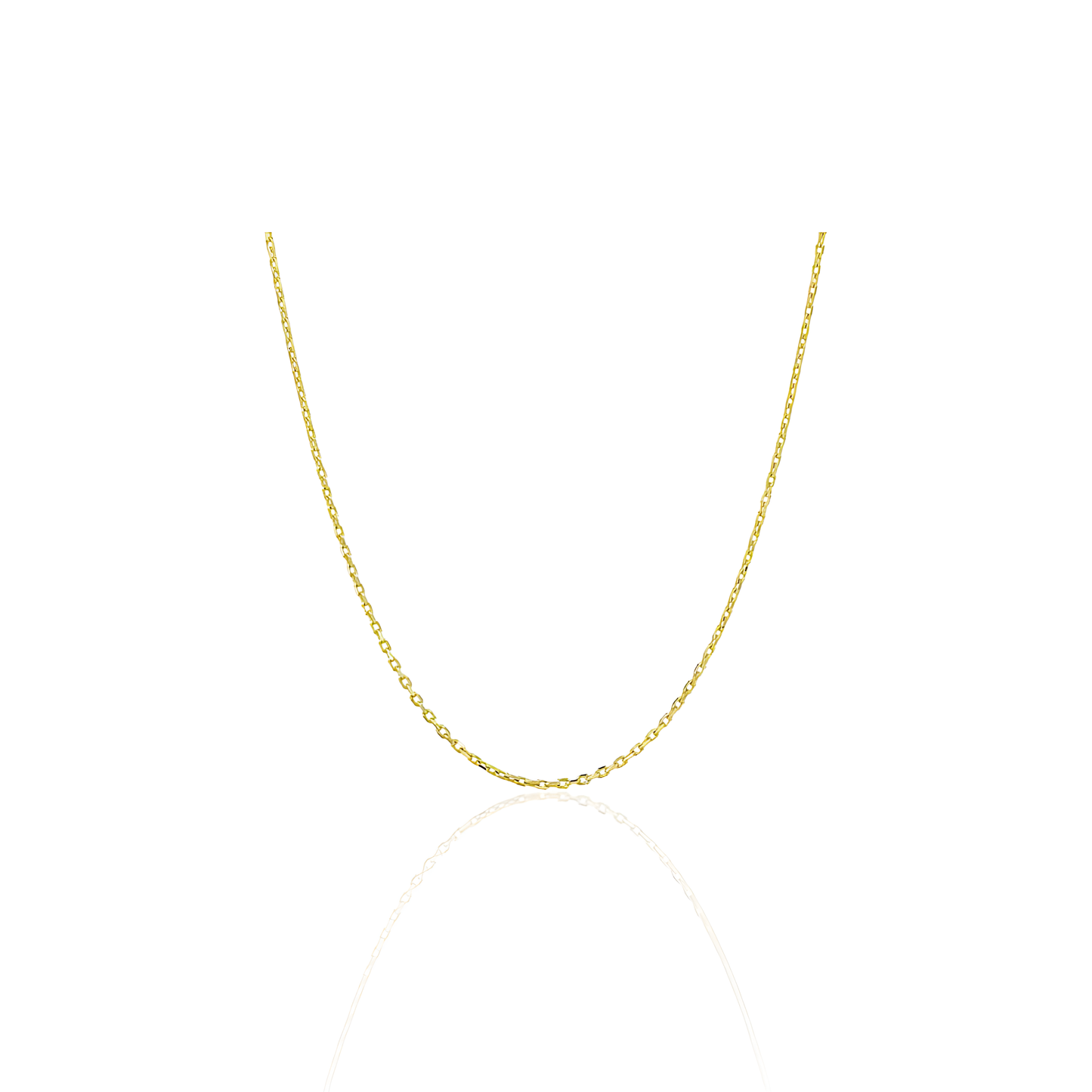 14K Gold Diamond Cut Chain