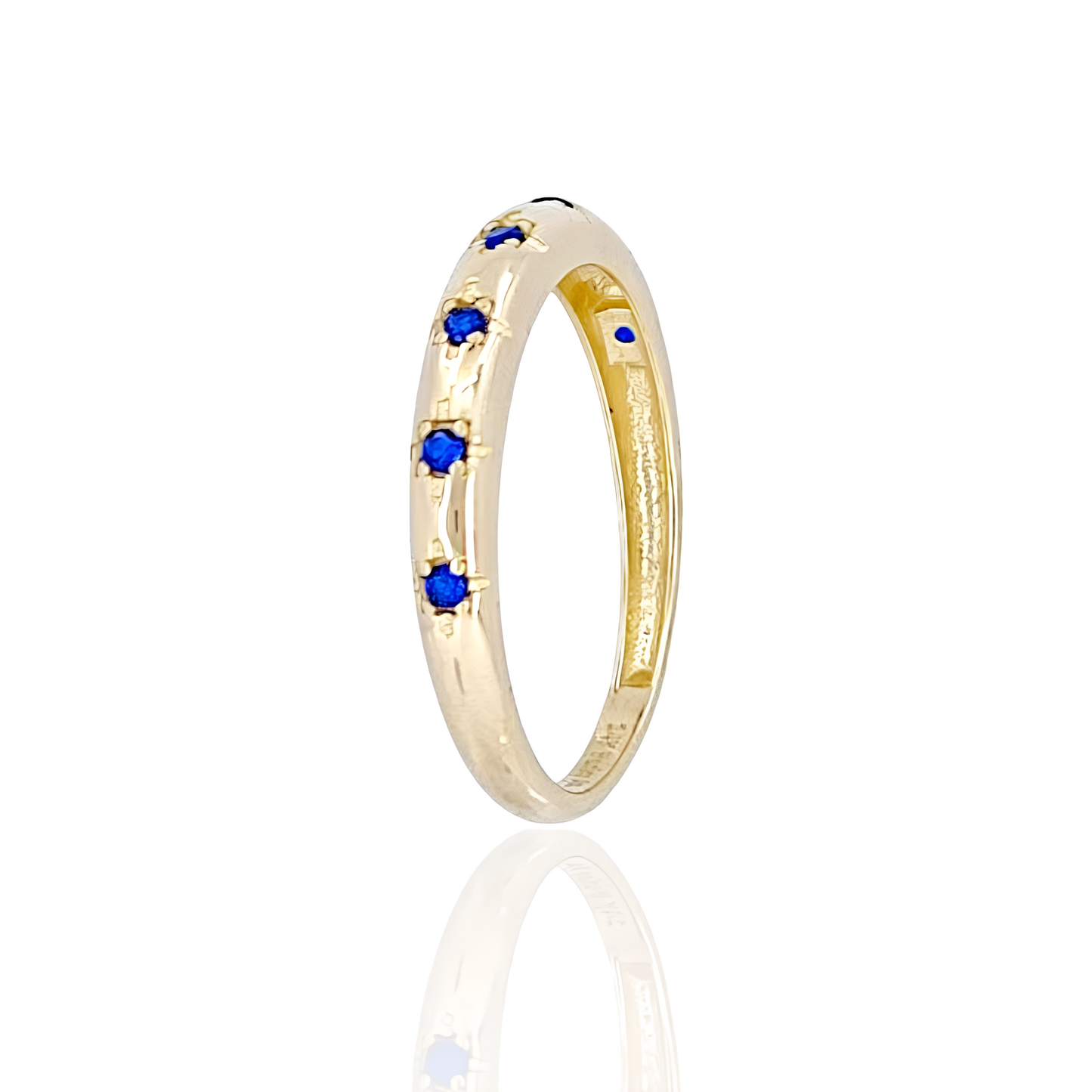 14K Gold Ring with Stones