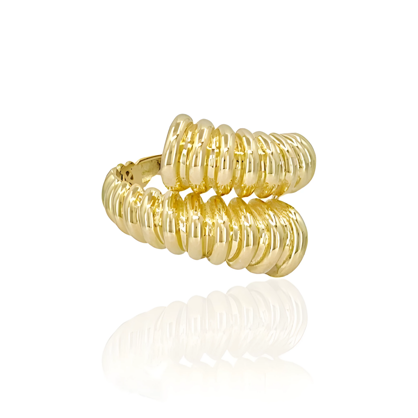 14K Gold Argali Horns Ring