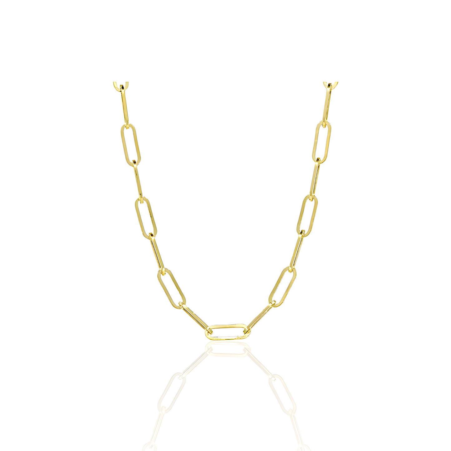18K Paper Clip Chain