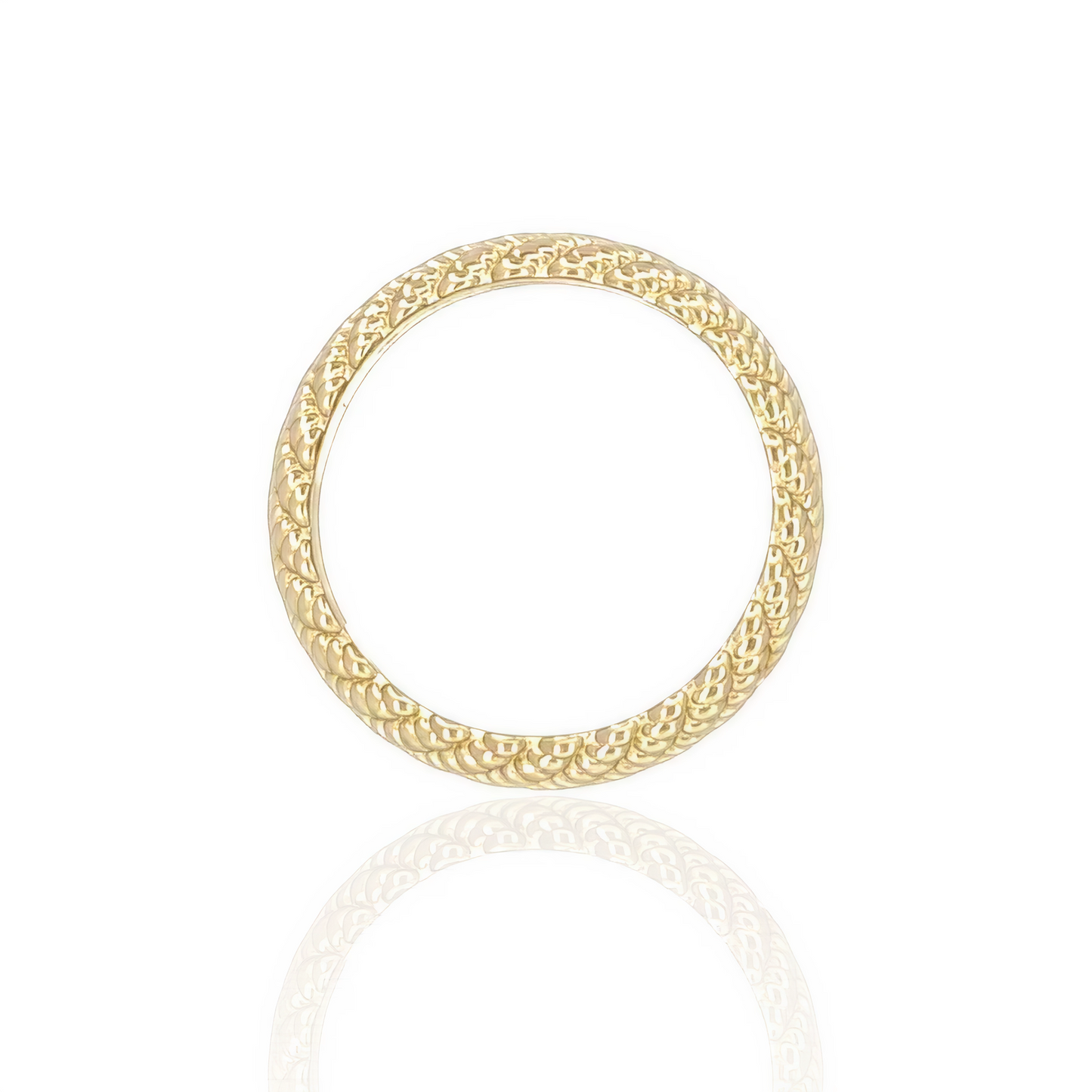 18K Scaly Ring