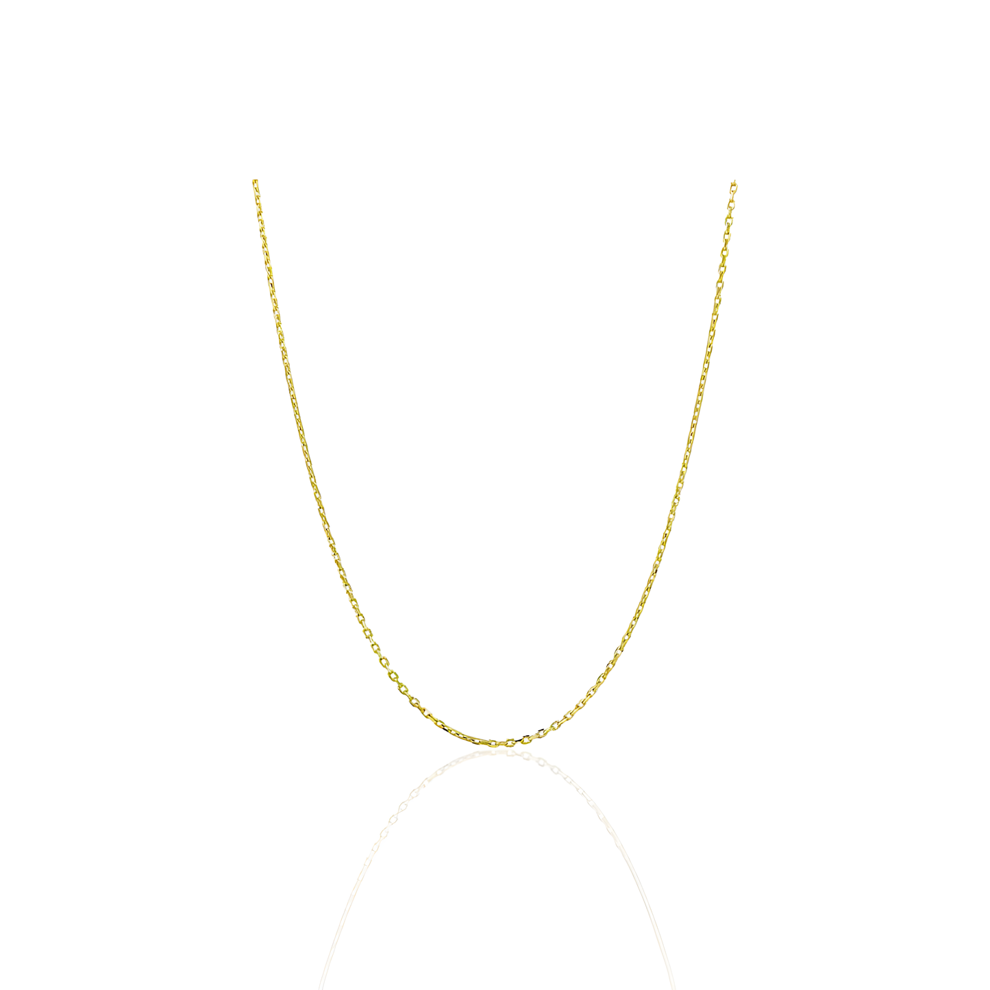 14K Gold Diamond Cut Chain