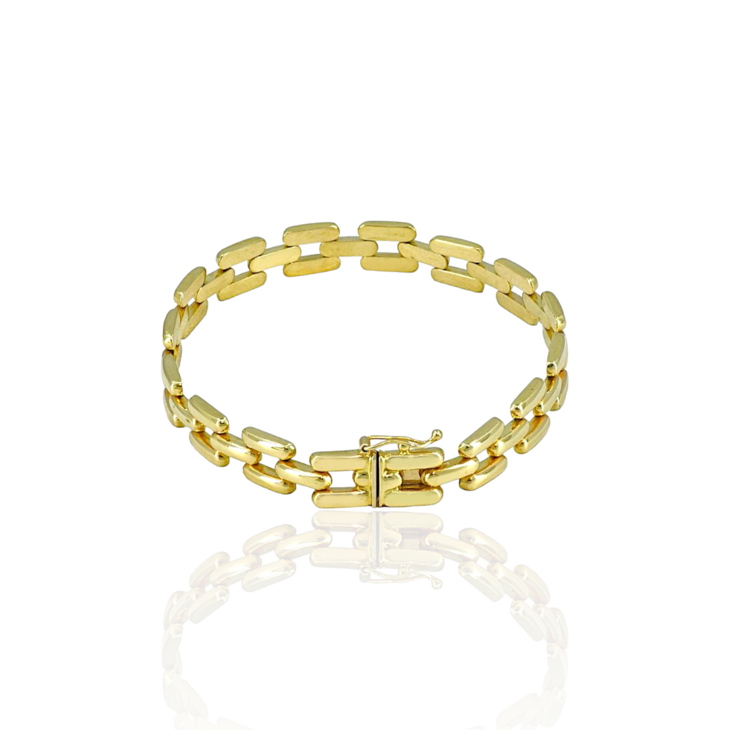 14K Gold Panther Bracelet