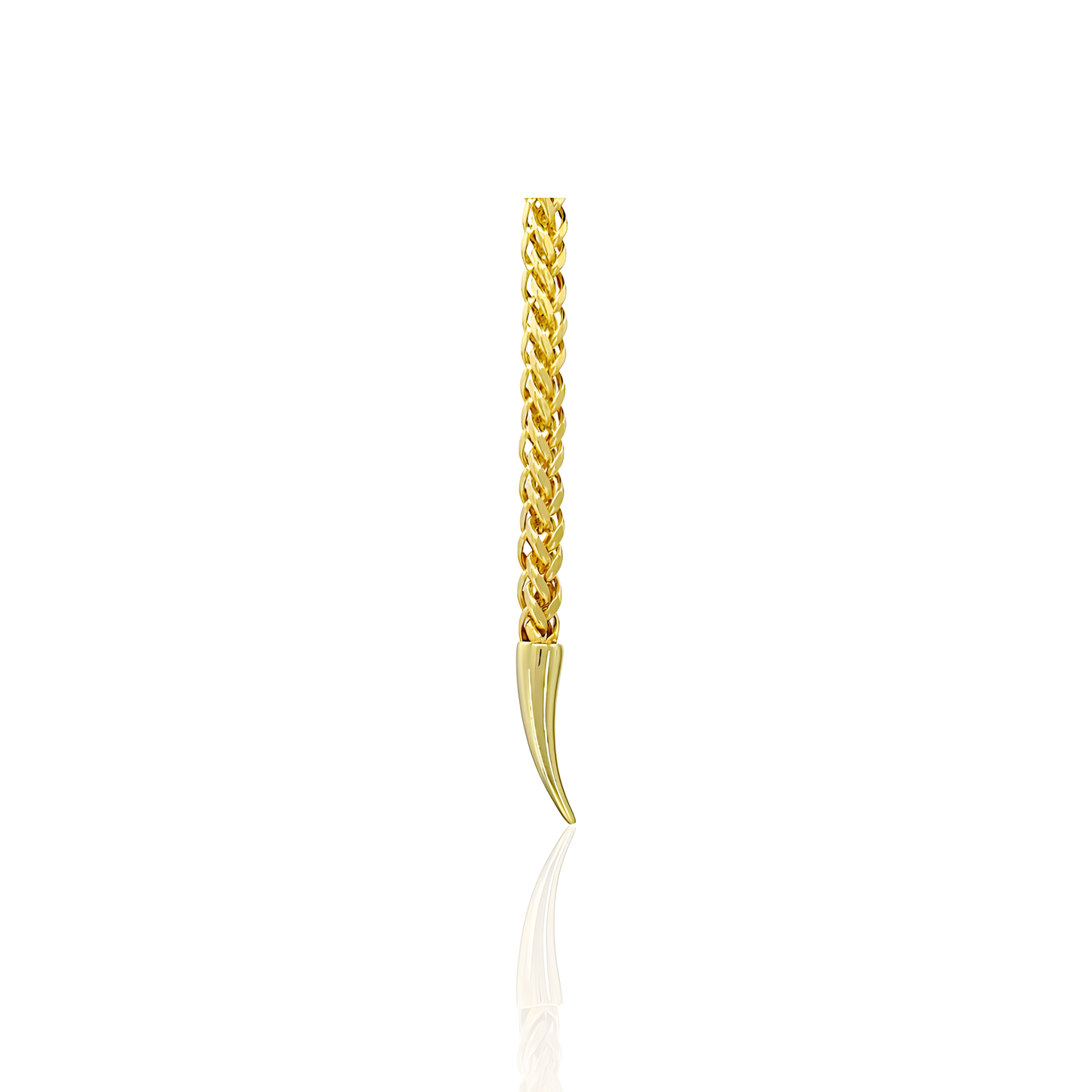 14K Gold Snake Necklace