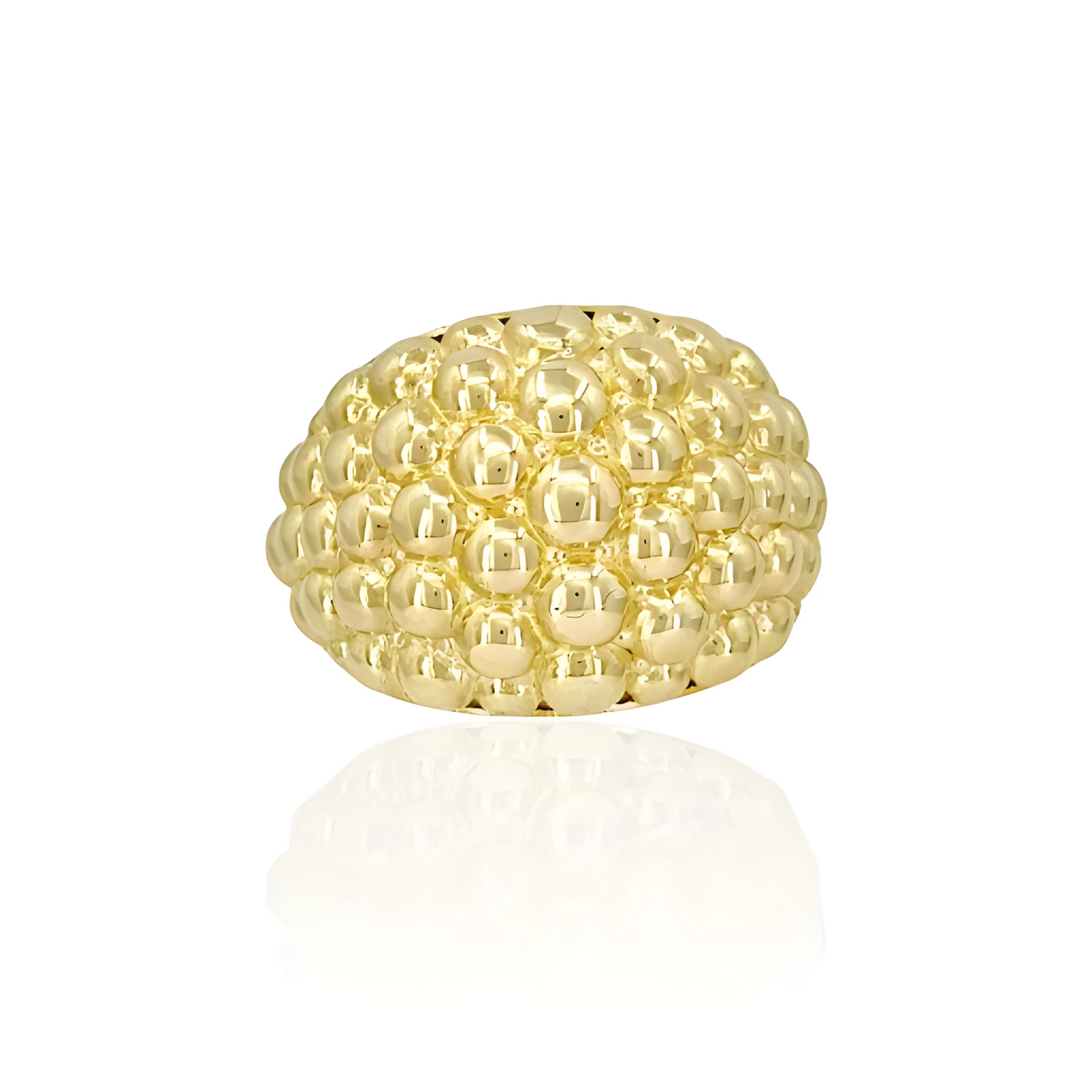 14K Gold Bubbles Ring
