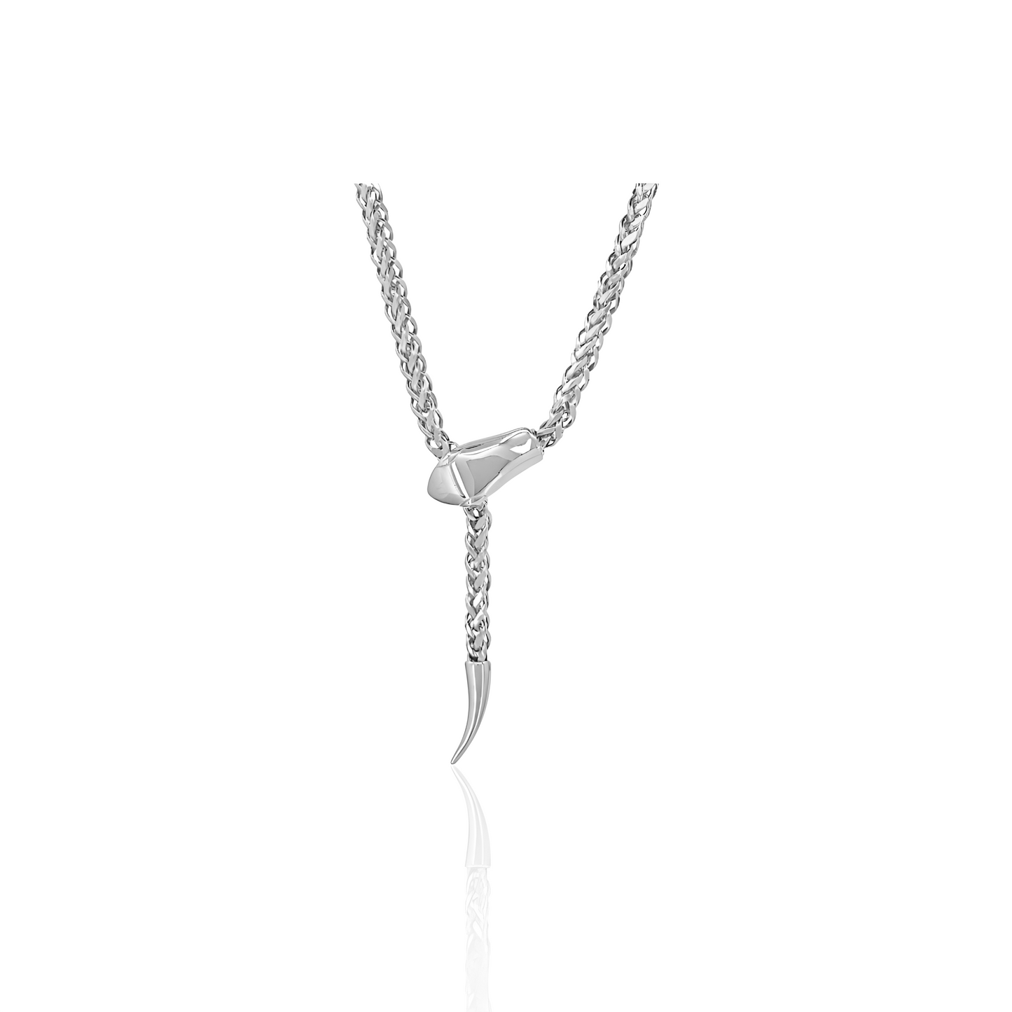 14K Gold Snake Necklace