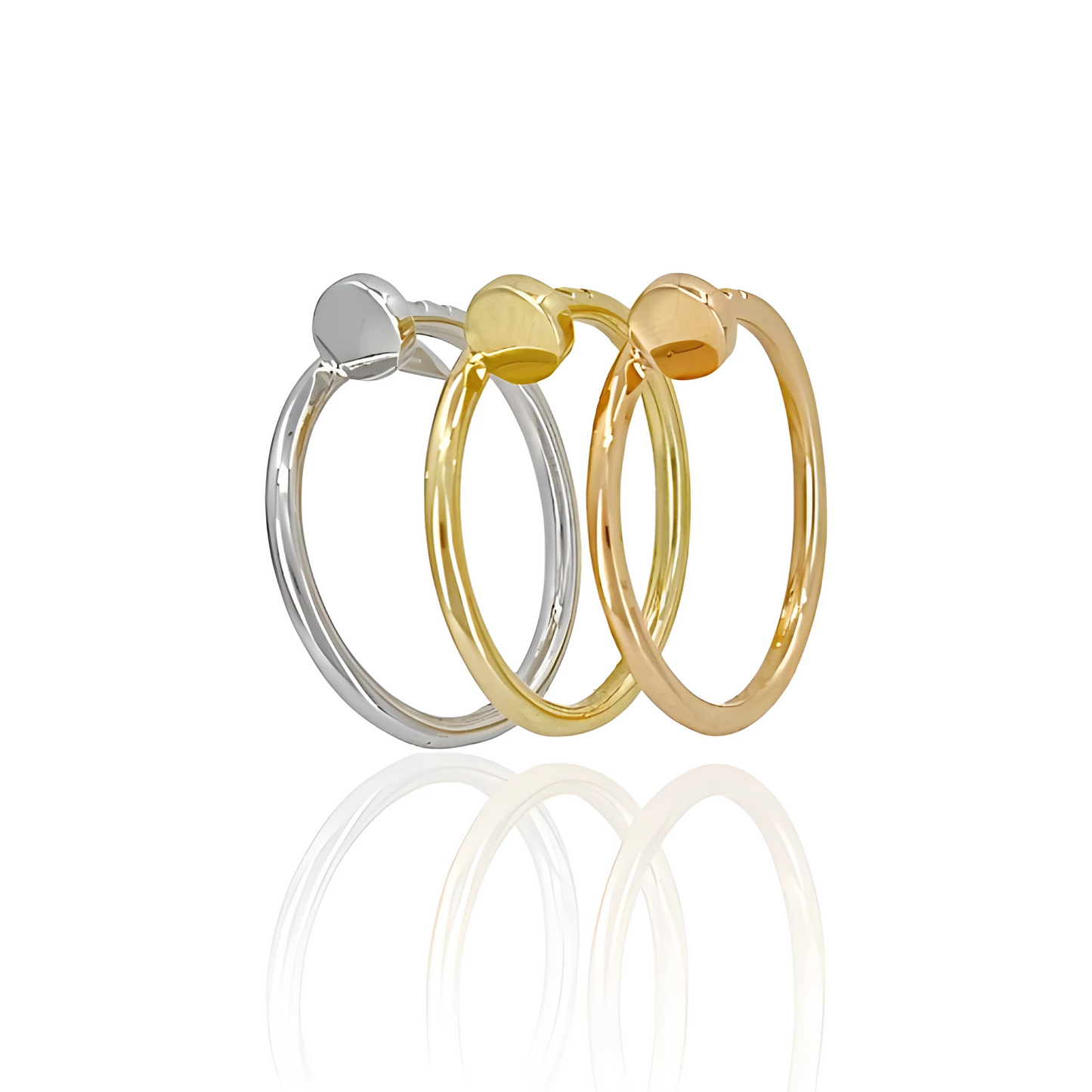 14K Gold Nail Ring