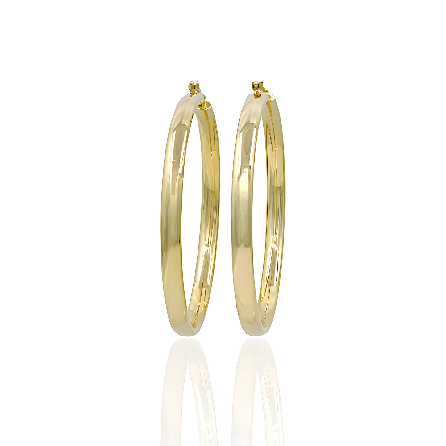 14K Gold Hoop Earrings