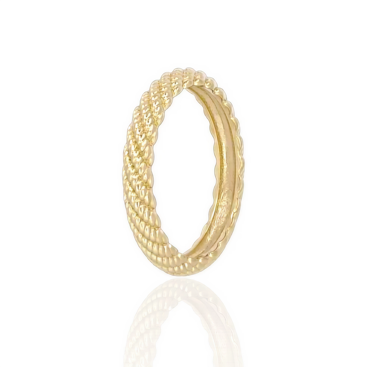 18K Scaly Ring
