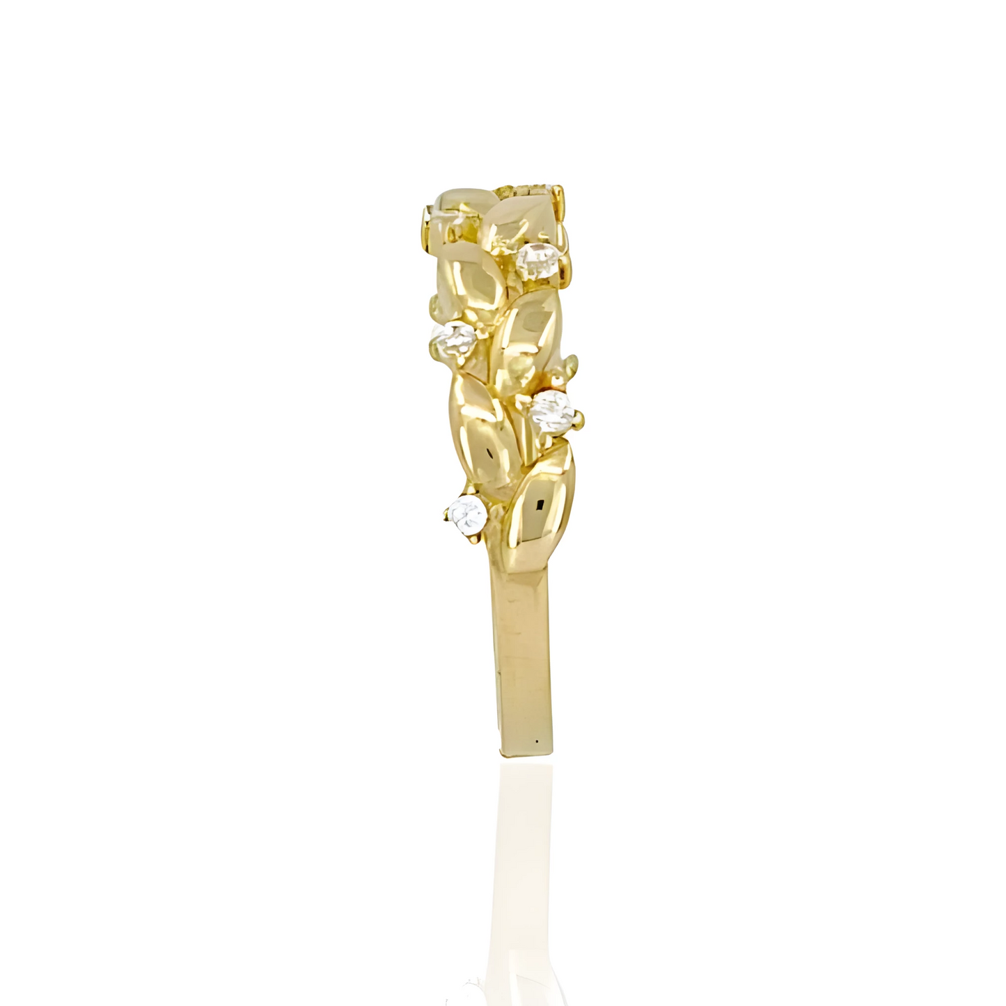 14K Gold Flower Ring