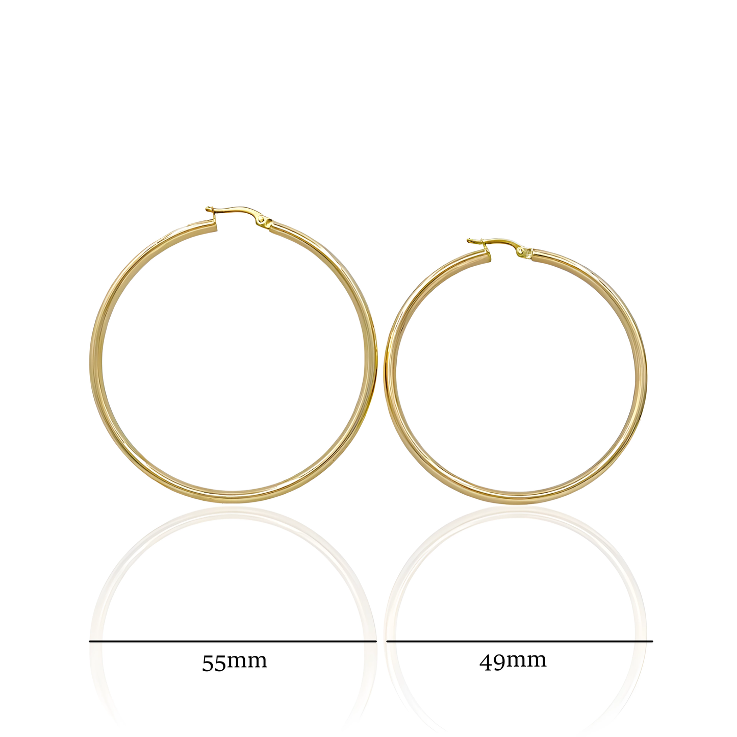 14K Gold Hoop Earrings