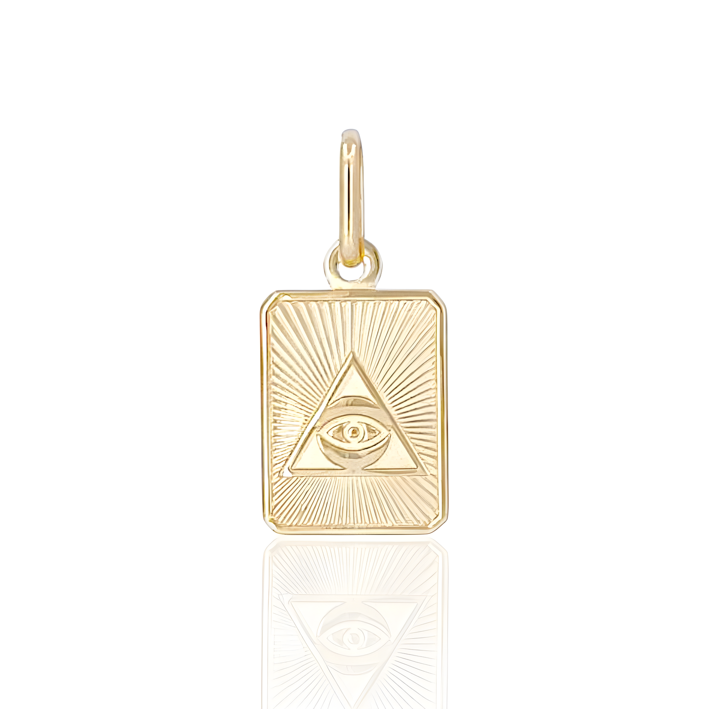 14K Gold Egyptian Eye Pendant