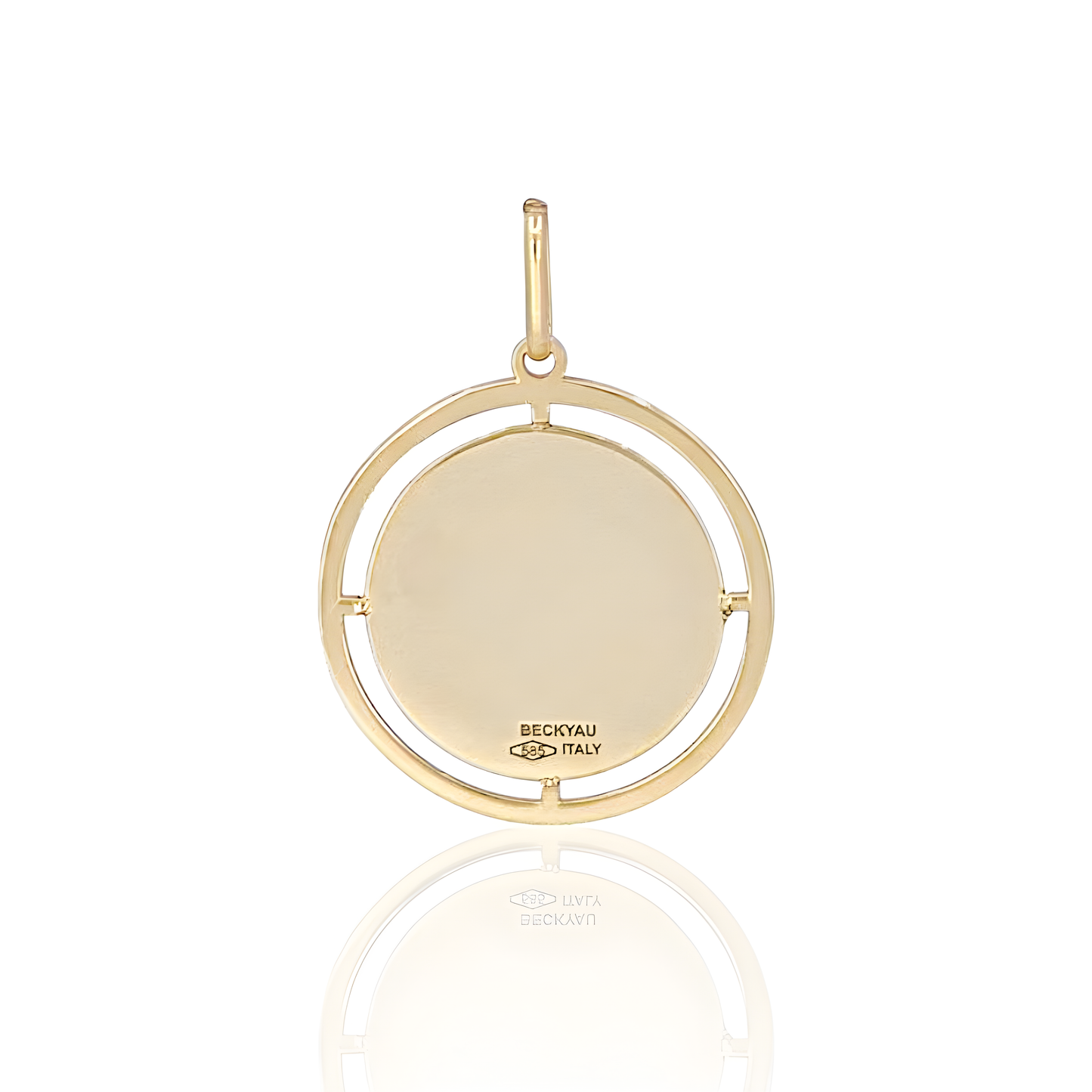 14K Gold Lucky Charm Pendant