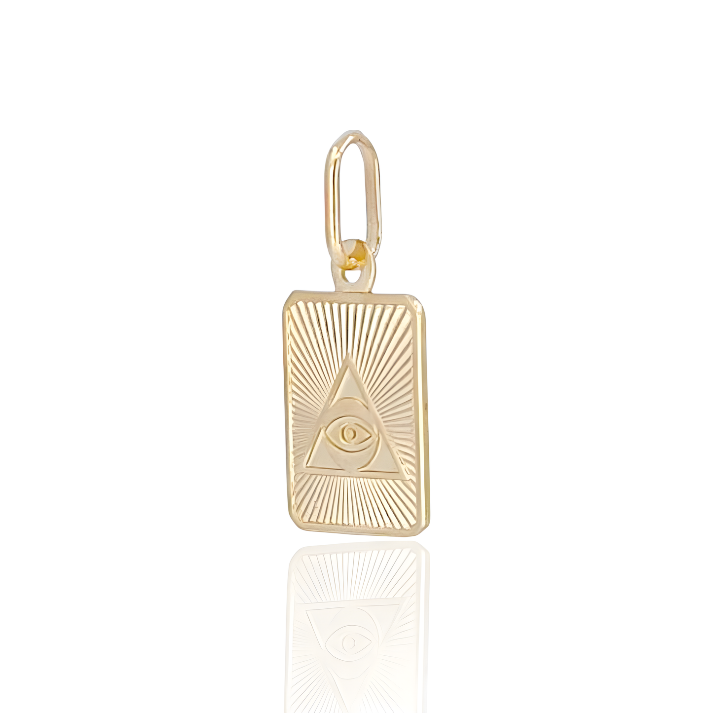 14K Gold Egyptian Eye Pendant