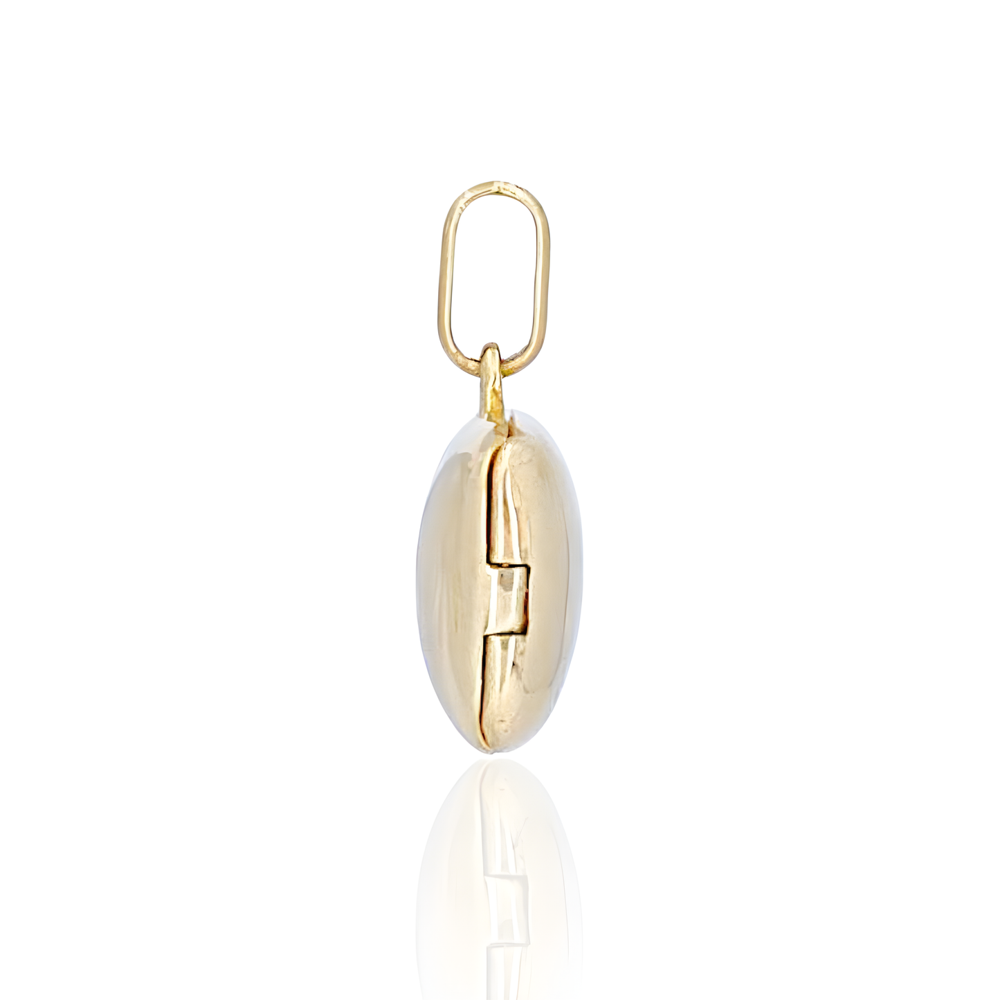 14K Gold Rectangle Locket for Photo