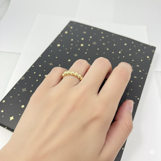 14K Gold Bubble Ring