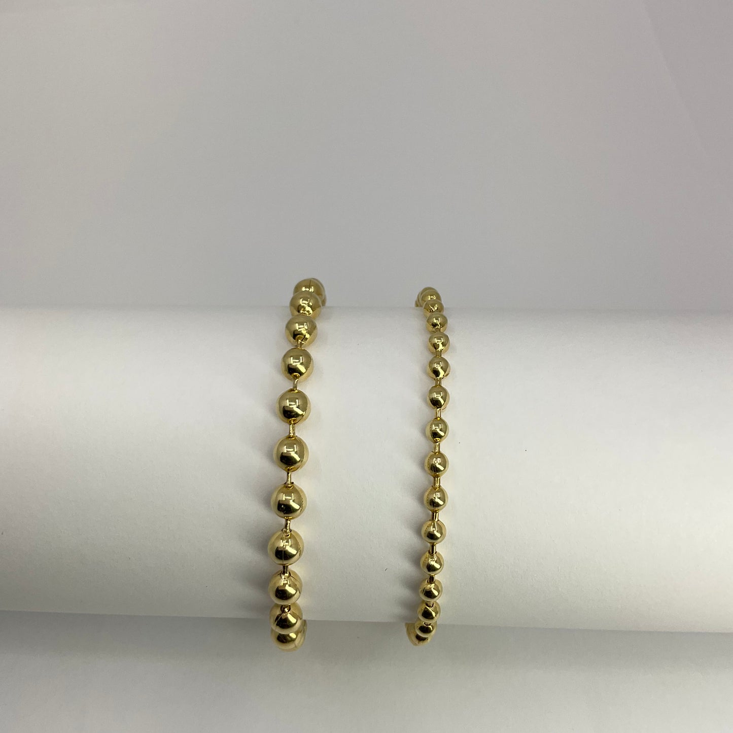 14K Gold Ball Bracelet