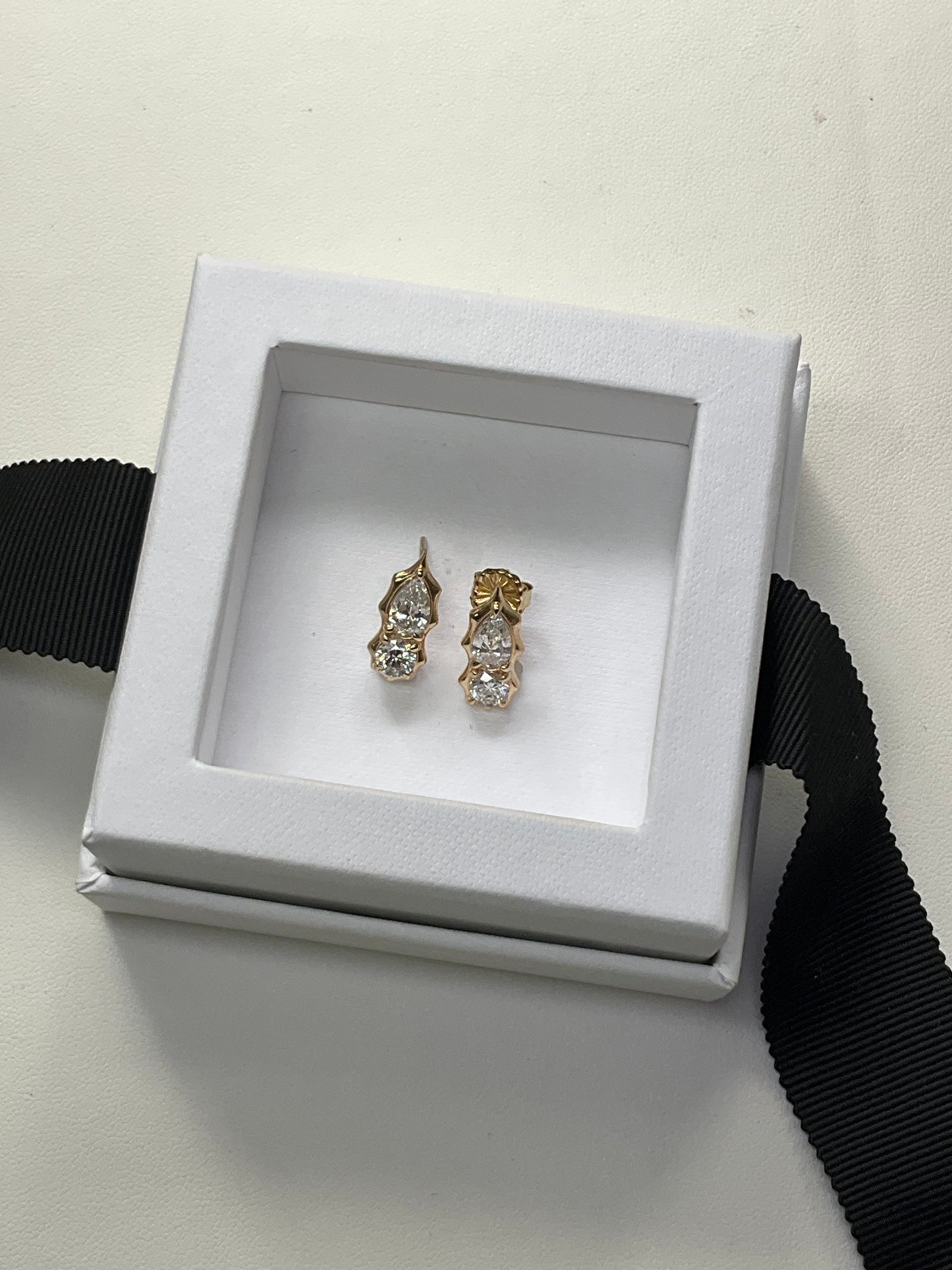 14K  2.65Ct Lab Grown Diamond Studs Earrings